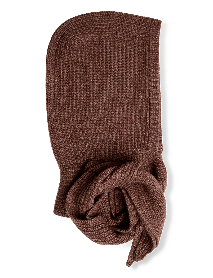Co' Couture - AlviaCC Scarf Hat - halsedisser - brown - 2