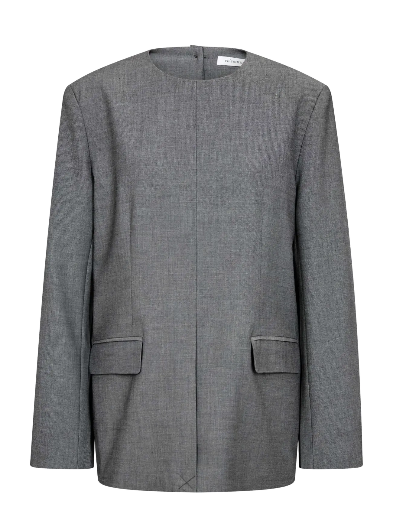 Co' Couture JackyCC Blazer Blouse - Pintsakud - MID GREY / grey