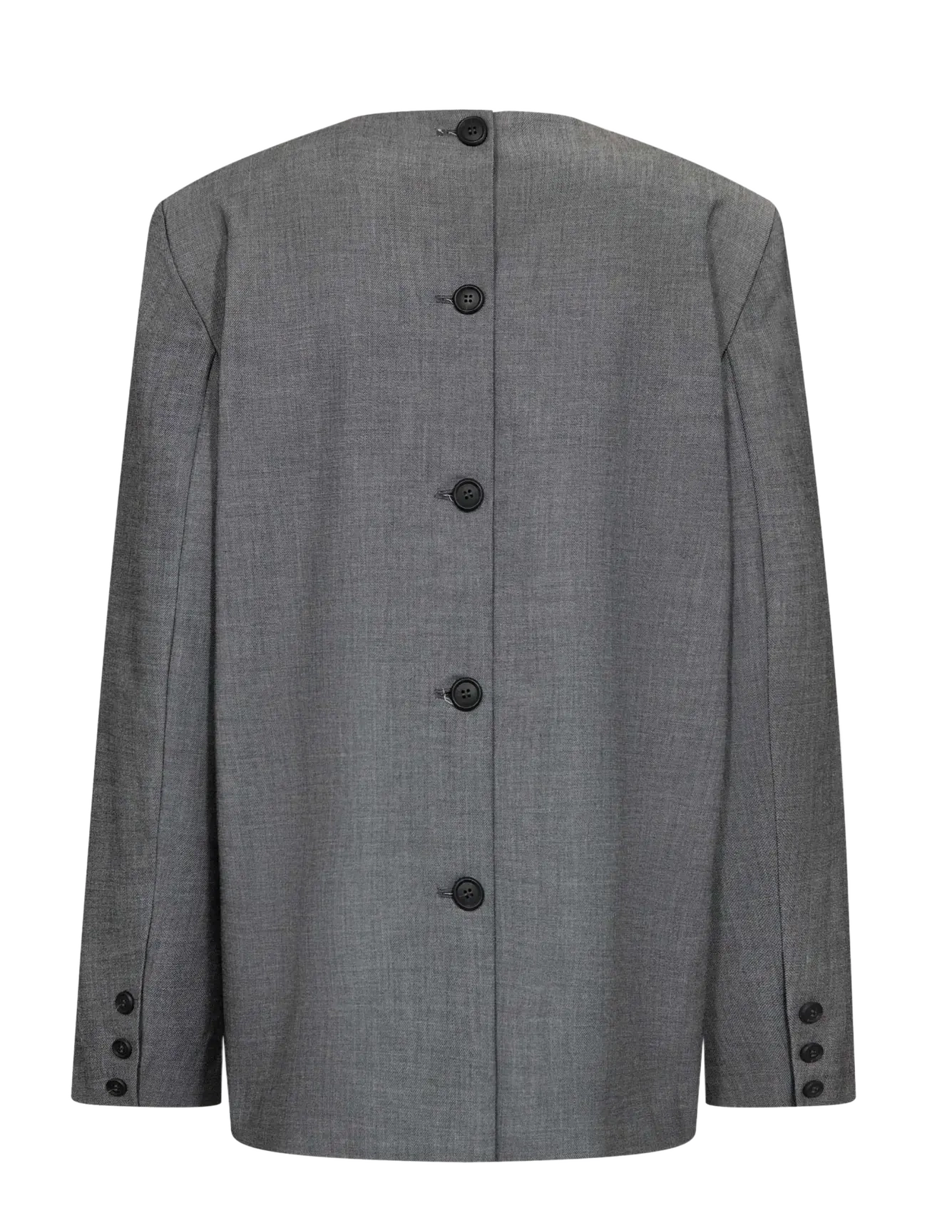 Co' Couture - JackyCC Blazer Blouse - oversize pintsakud - mid grey - 2