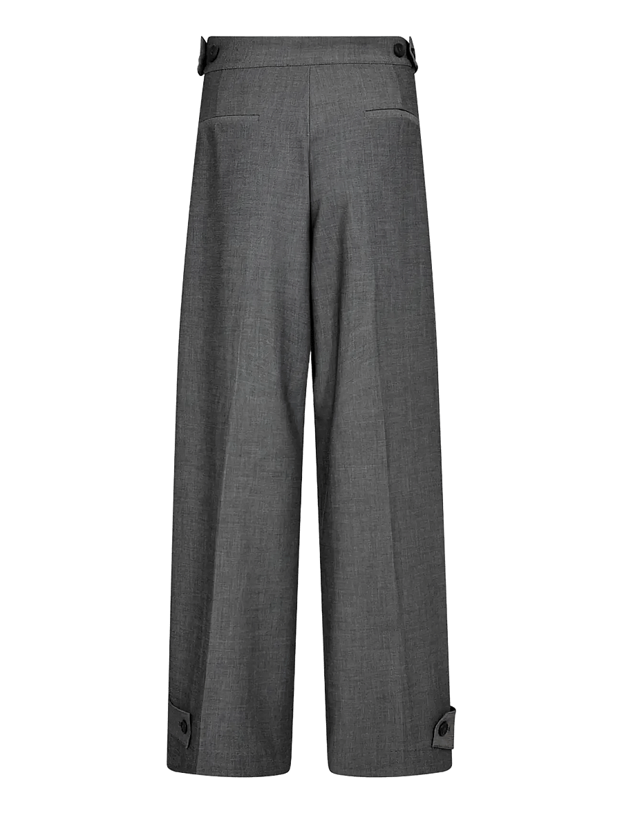 Co' Couture - JackyCC Pleat Pants - anzugshosen - mid grey - 2