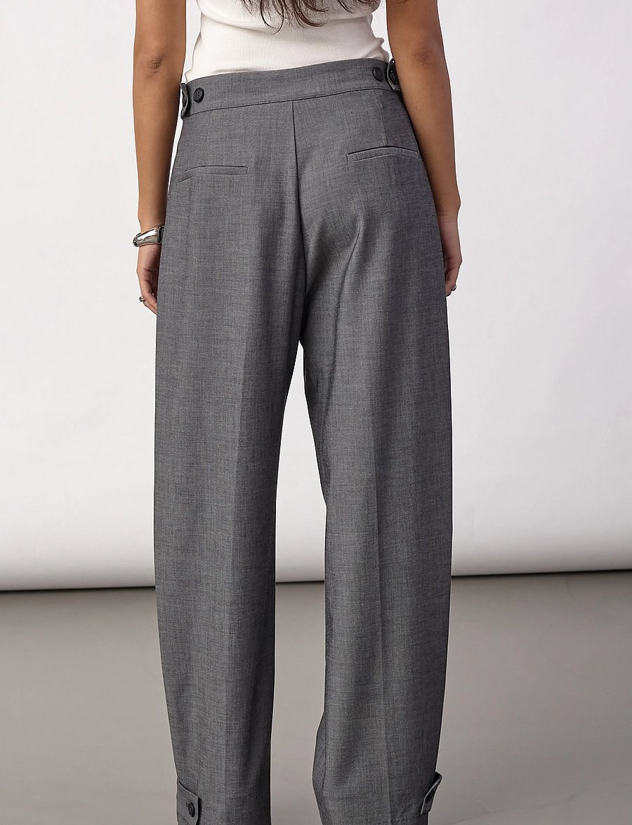 Co' Couture - JackyCC Pleat Pants - anzugshosen - mid grey - 3