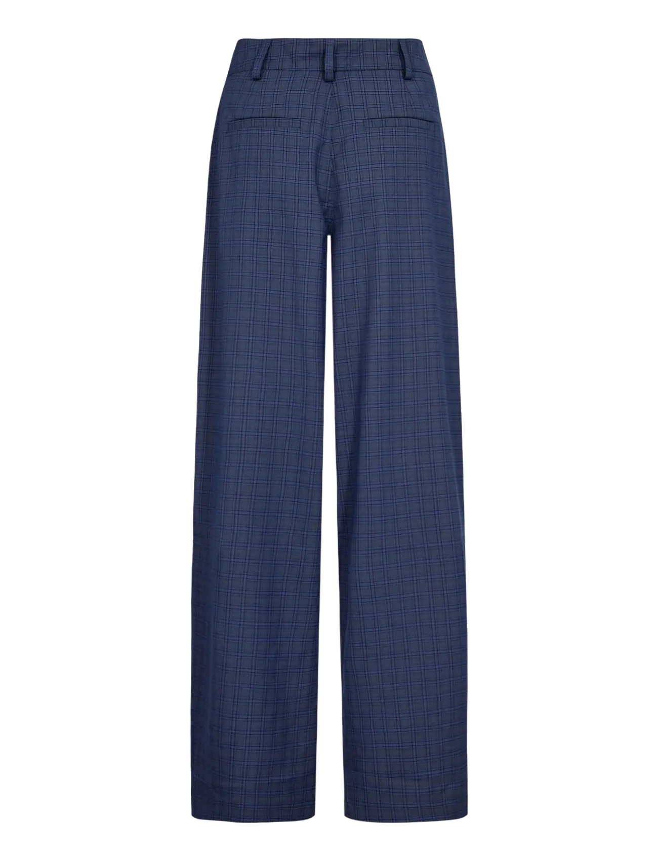 Co' Couture - DaxterCC Check Pants - straight leg trousers - new blue - 2