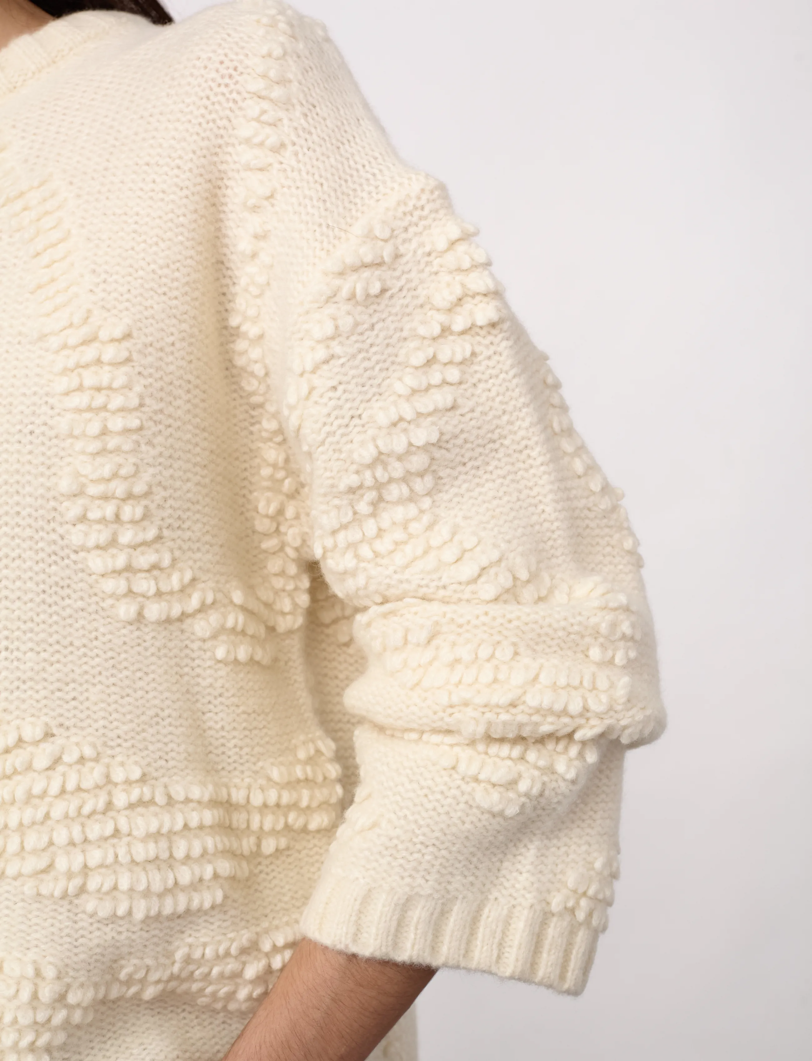Co' Couture - FabiaCC O-Neck Knit - off-white - 5