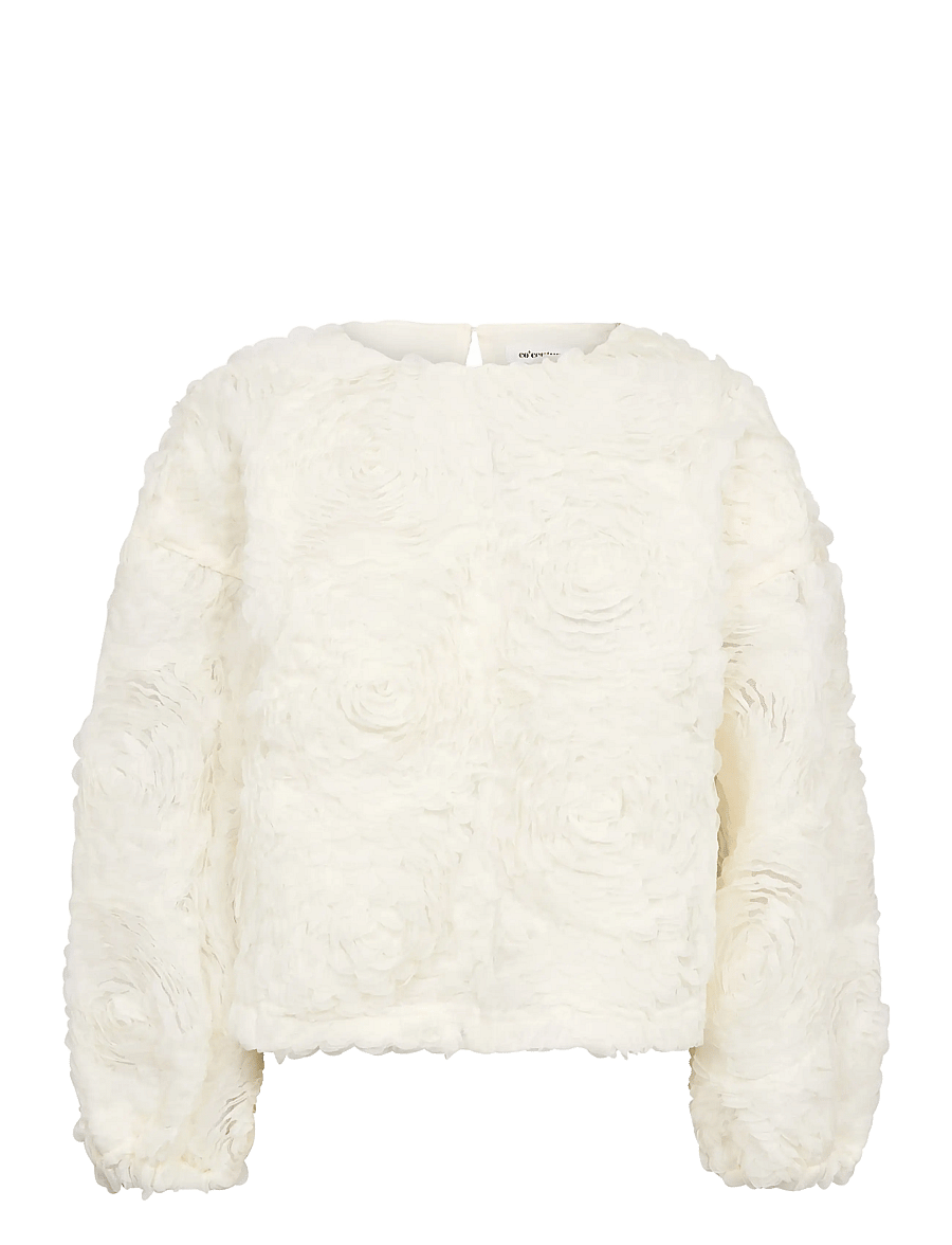 Co' Couture - LucinaCC Flower Blouse - off-white - 0