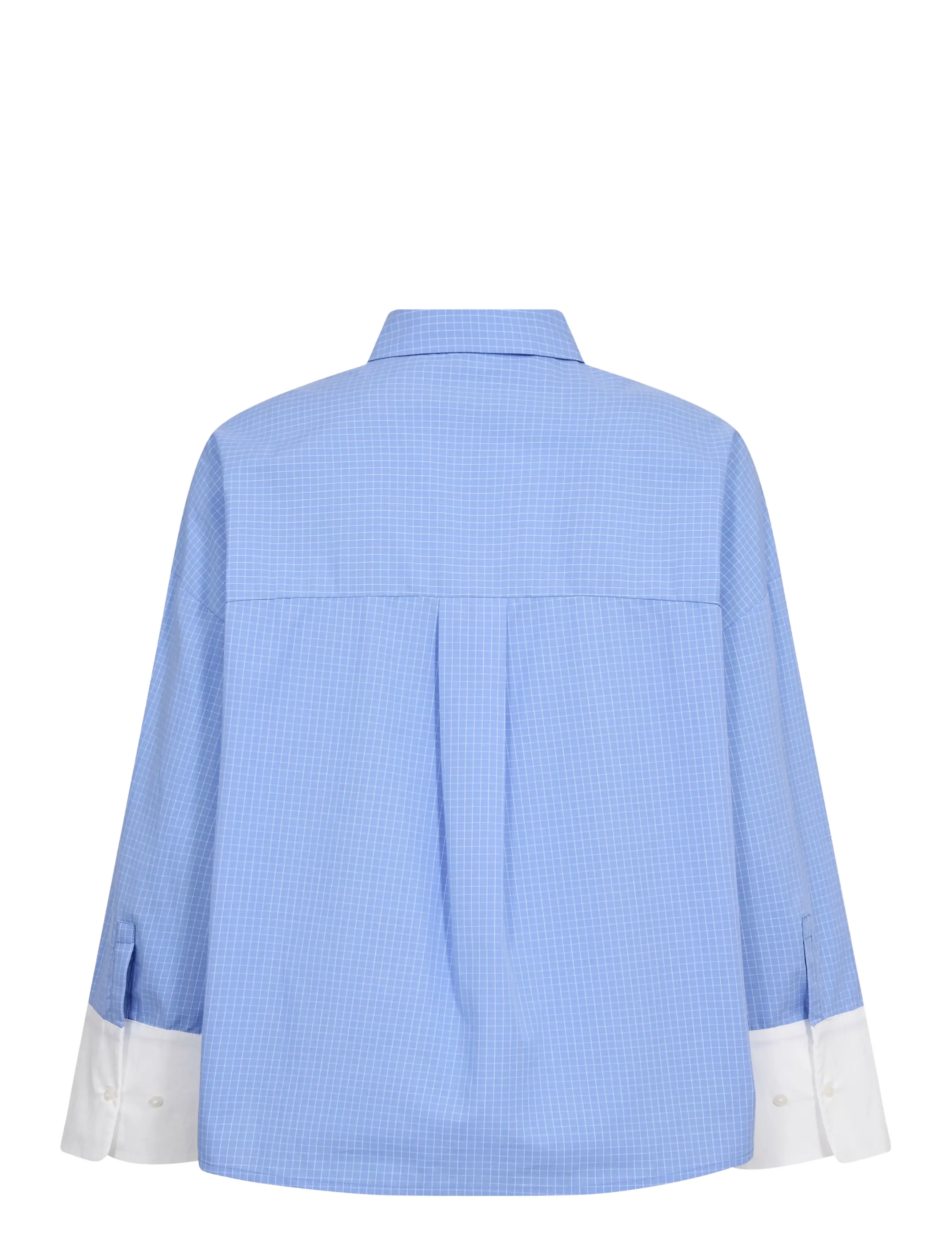 Co' Couture - ElonaCC Check Cuff Shirt - pale blue - 2