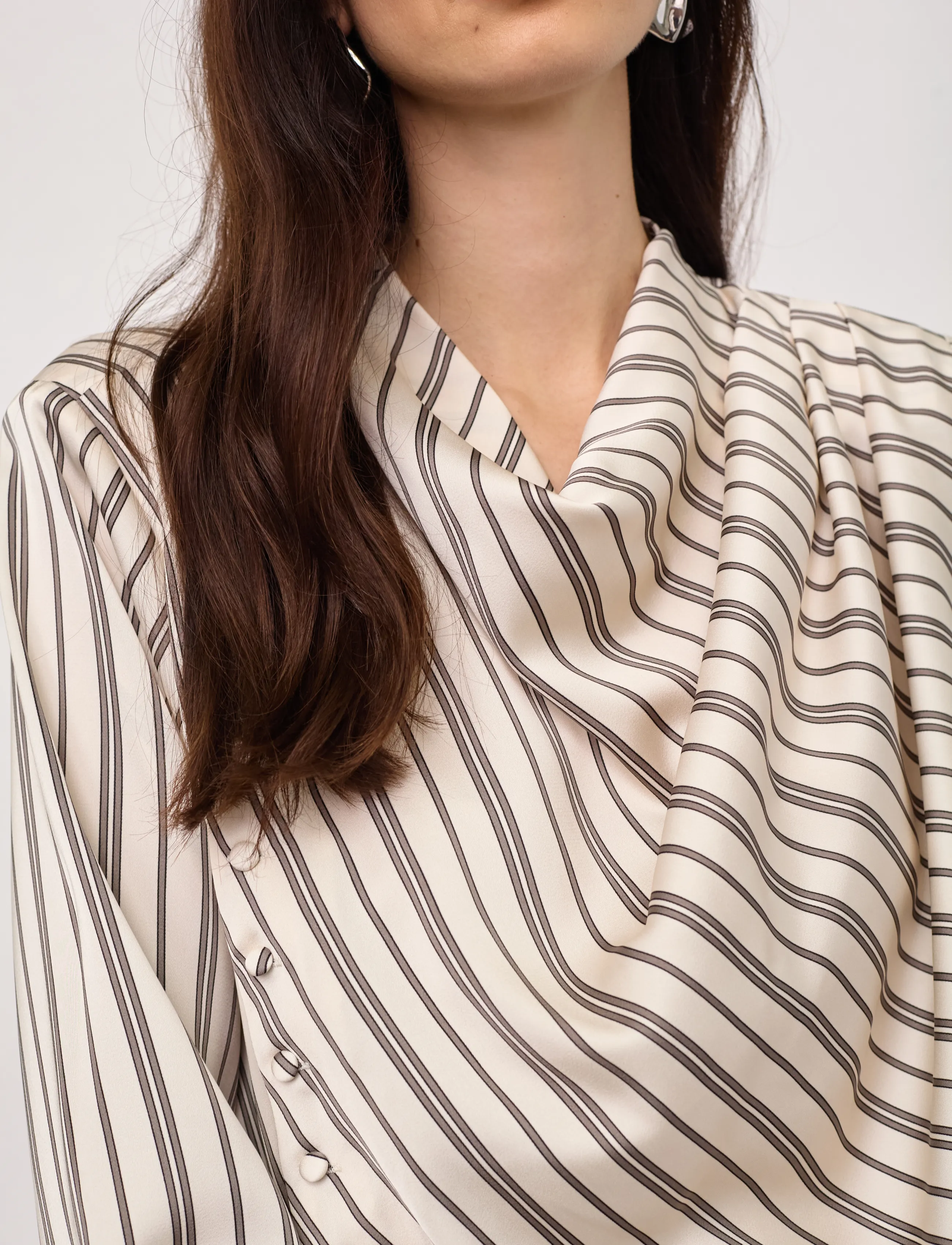 Co Couture Hellycc Button Stripe Blouse blusar dam – bild 5