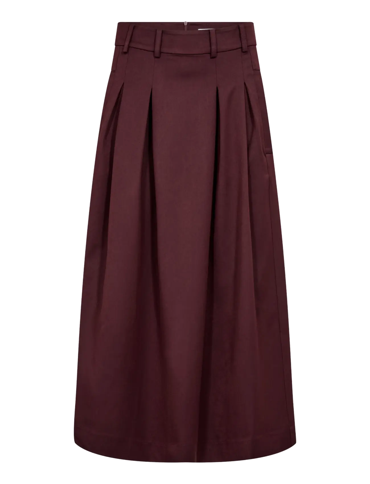 Co' Couture TerryCC Pleat Skirt - Kjolar - WINE RED / burgundy