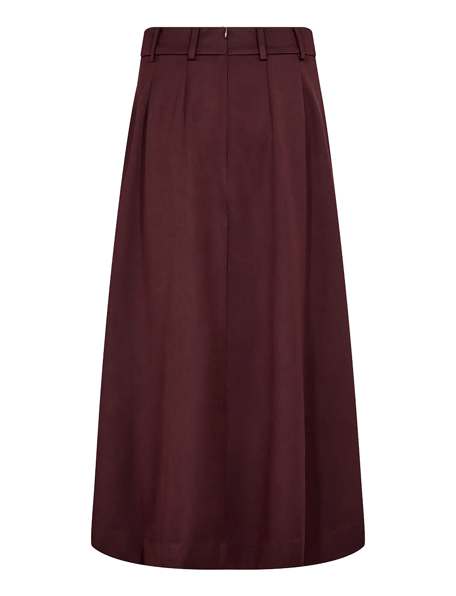 Co' Couture - TerryCC Pleat Skirt - plisserade kjolar - wine red - 2