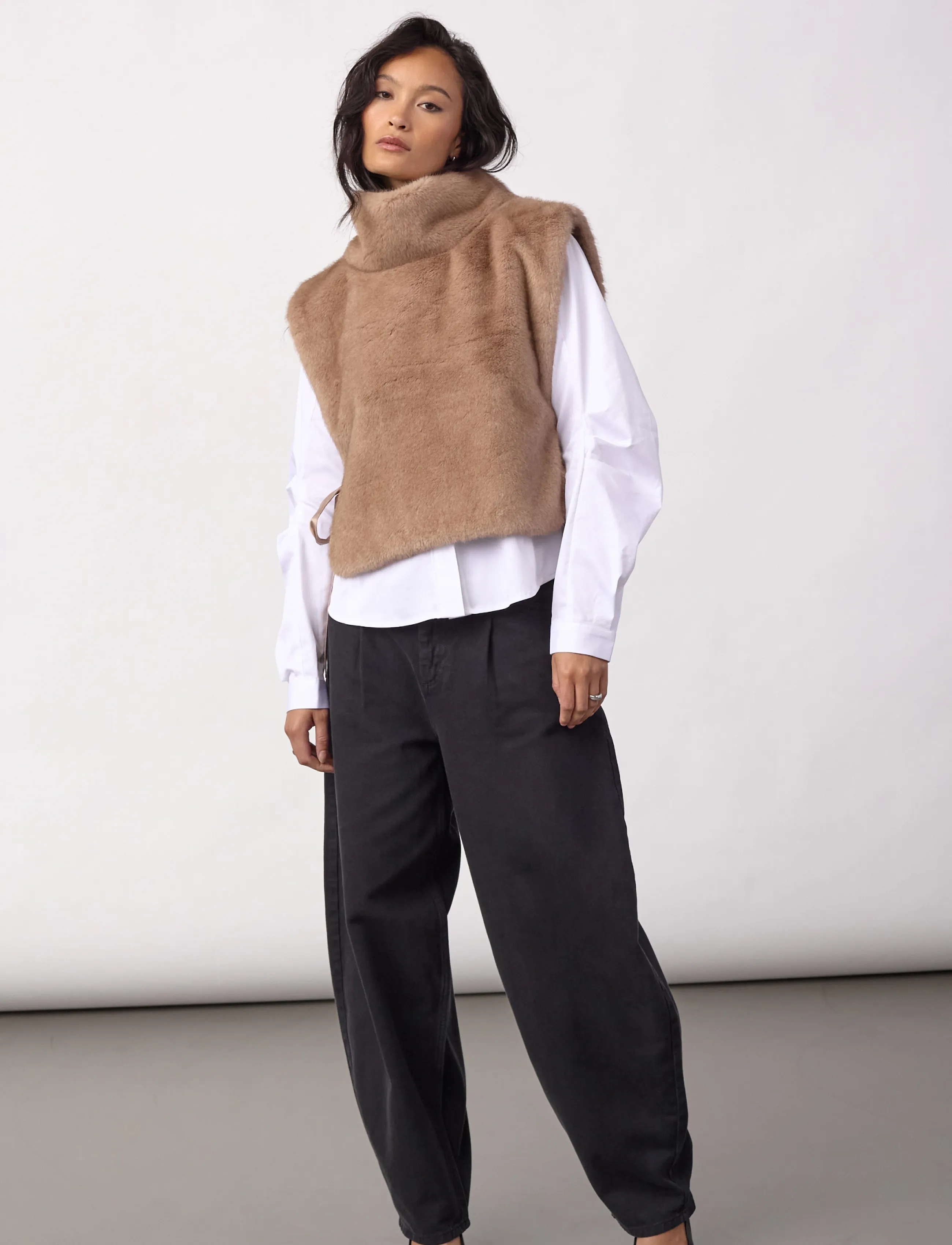 Co' Couture - FeraCC Faux Collar - teddy-vestid - creme - 5