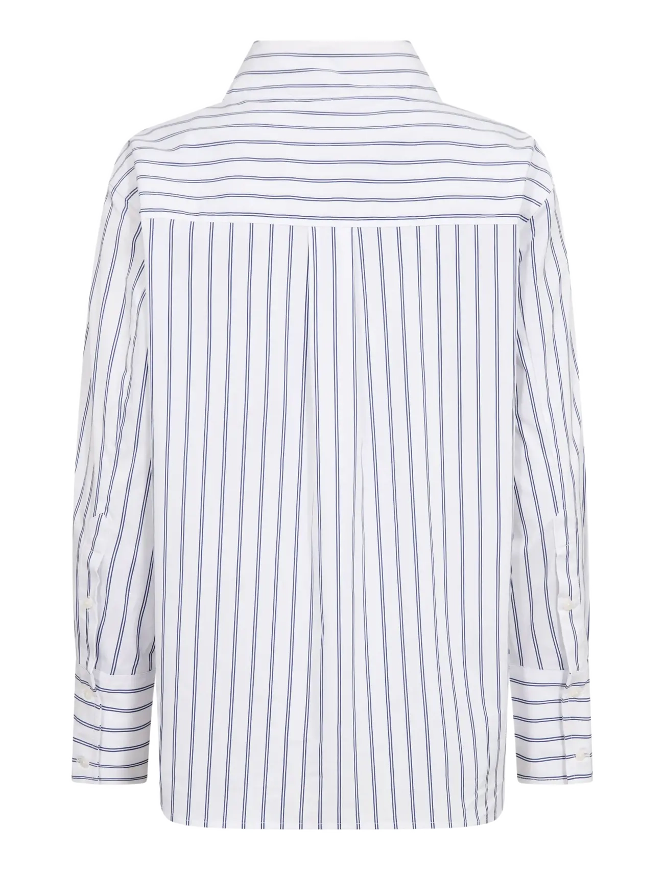 Co' Couture - SomoCC Stripe Funnel Neck Shirt - white - 2