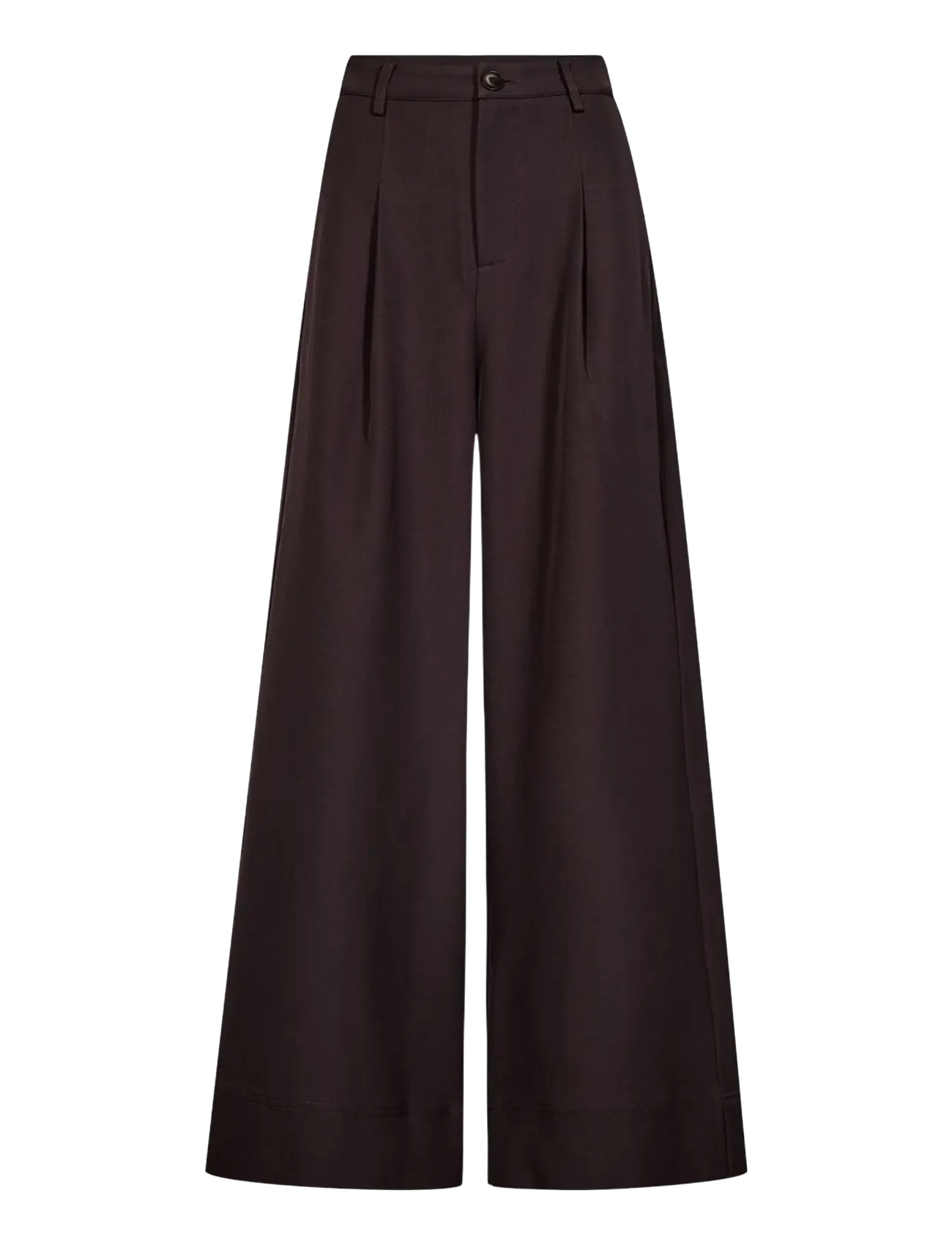 Co' Couture - LunaCC Pleat Pant - anzugshosen - bison - 1