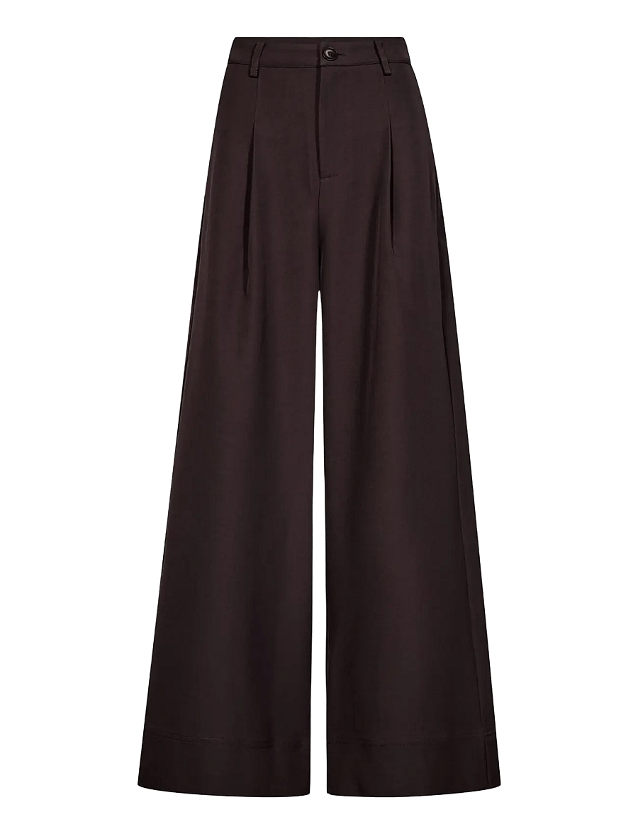 Co' Couture - LunaCC Pleat Pant - anzugshosen - bison - 1