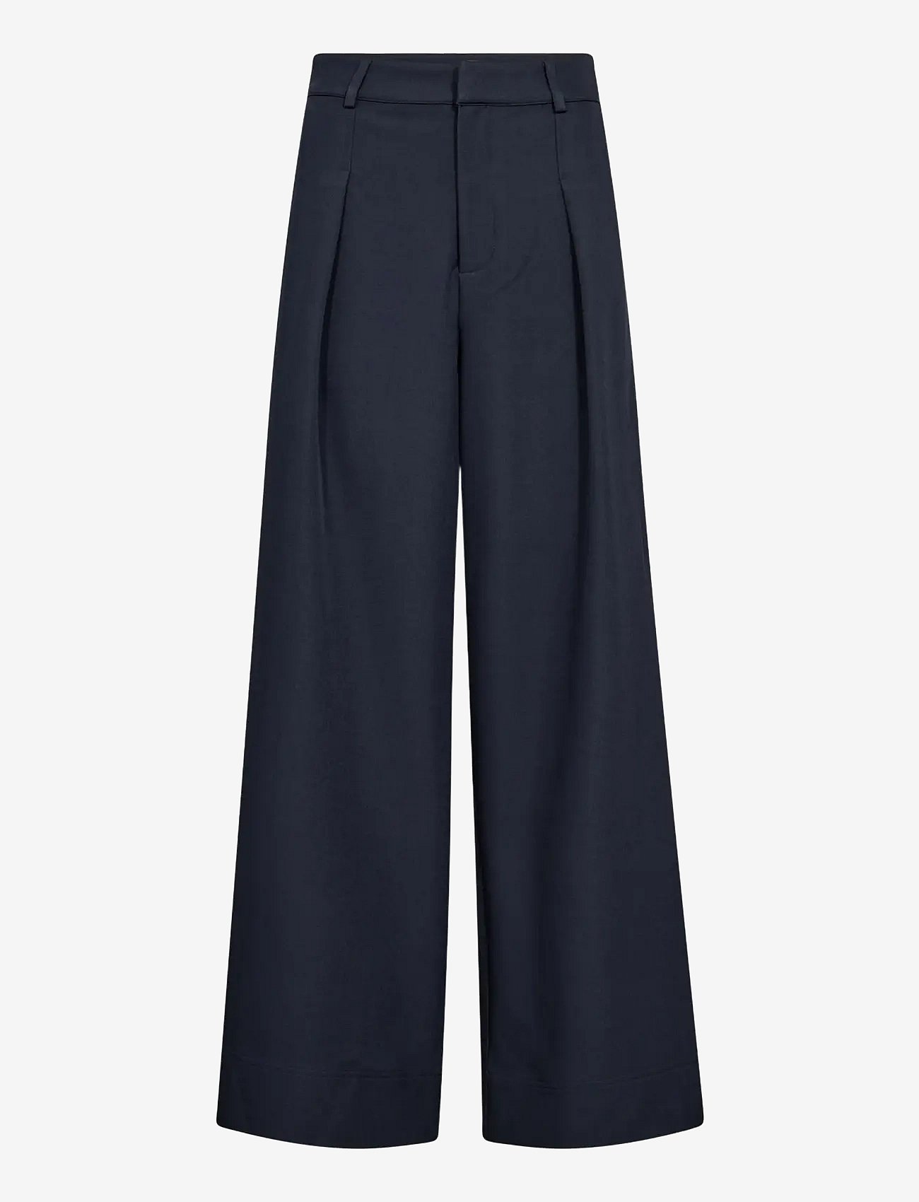 Co' Couture Lunacc Pleat Pant - Navy - L x 32