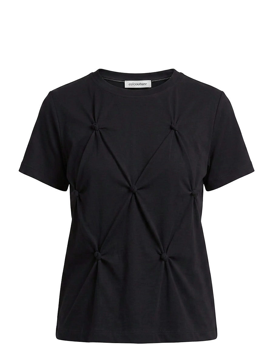 Co' Couture - TaniaCC Knot Tee - black - 0
