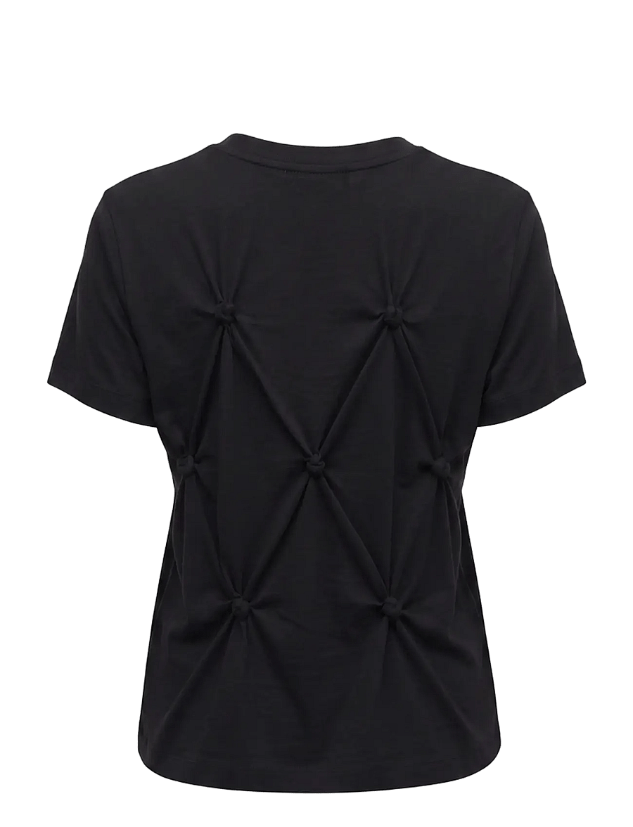 Co' Couture - TaniaCC Knot Tee - black - 1