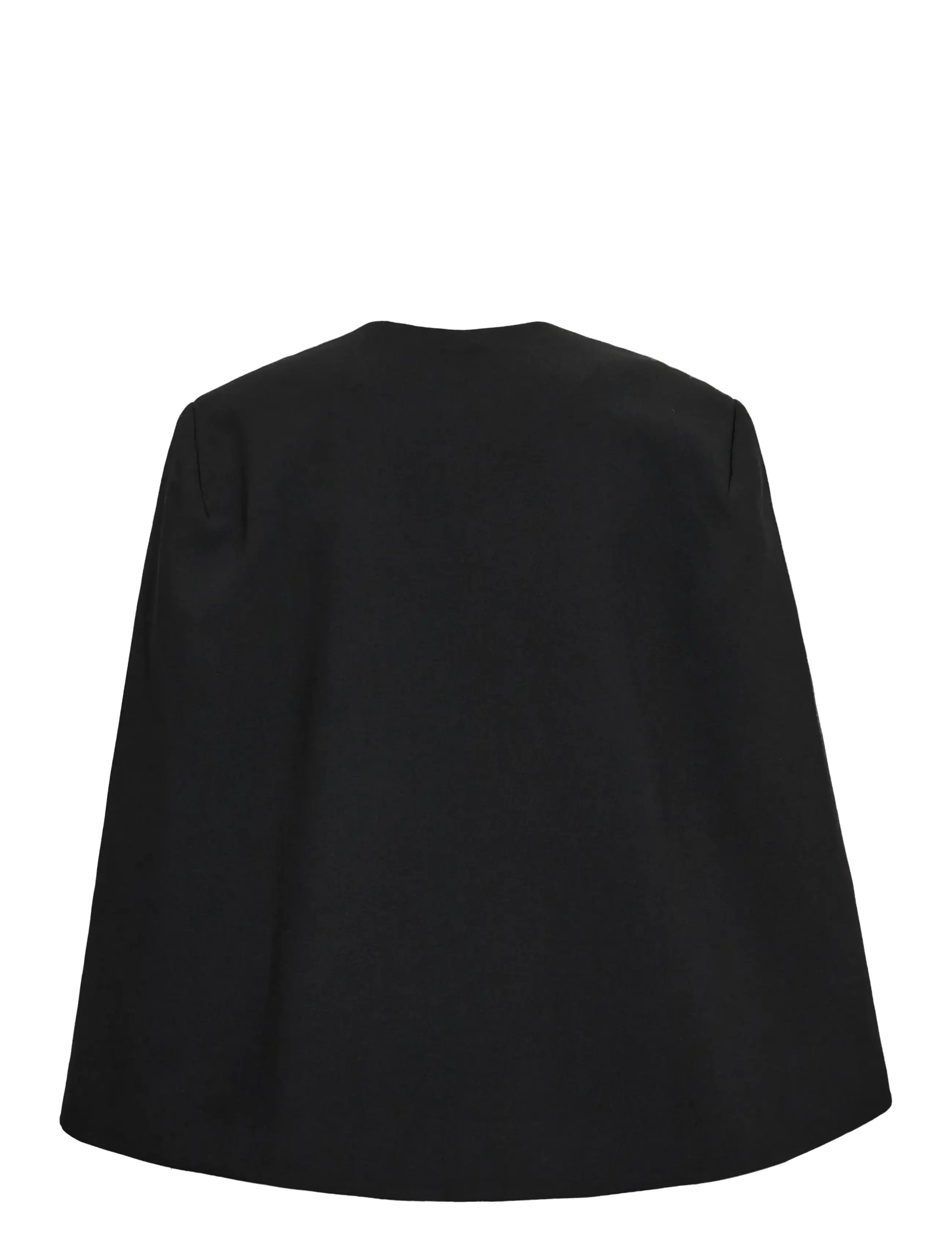 Co' Couture - VolaCC Cape Button Blazer - Üherealised pintsakud - black - 2