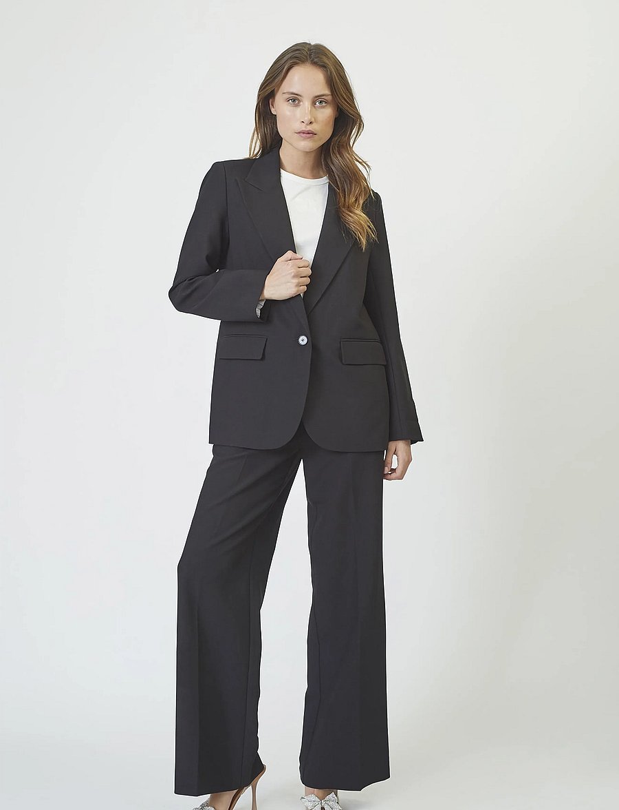 Co' Couture - VolaCC Single Oversize Blazer - single breasted blazers - black - 0