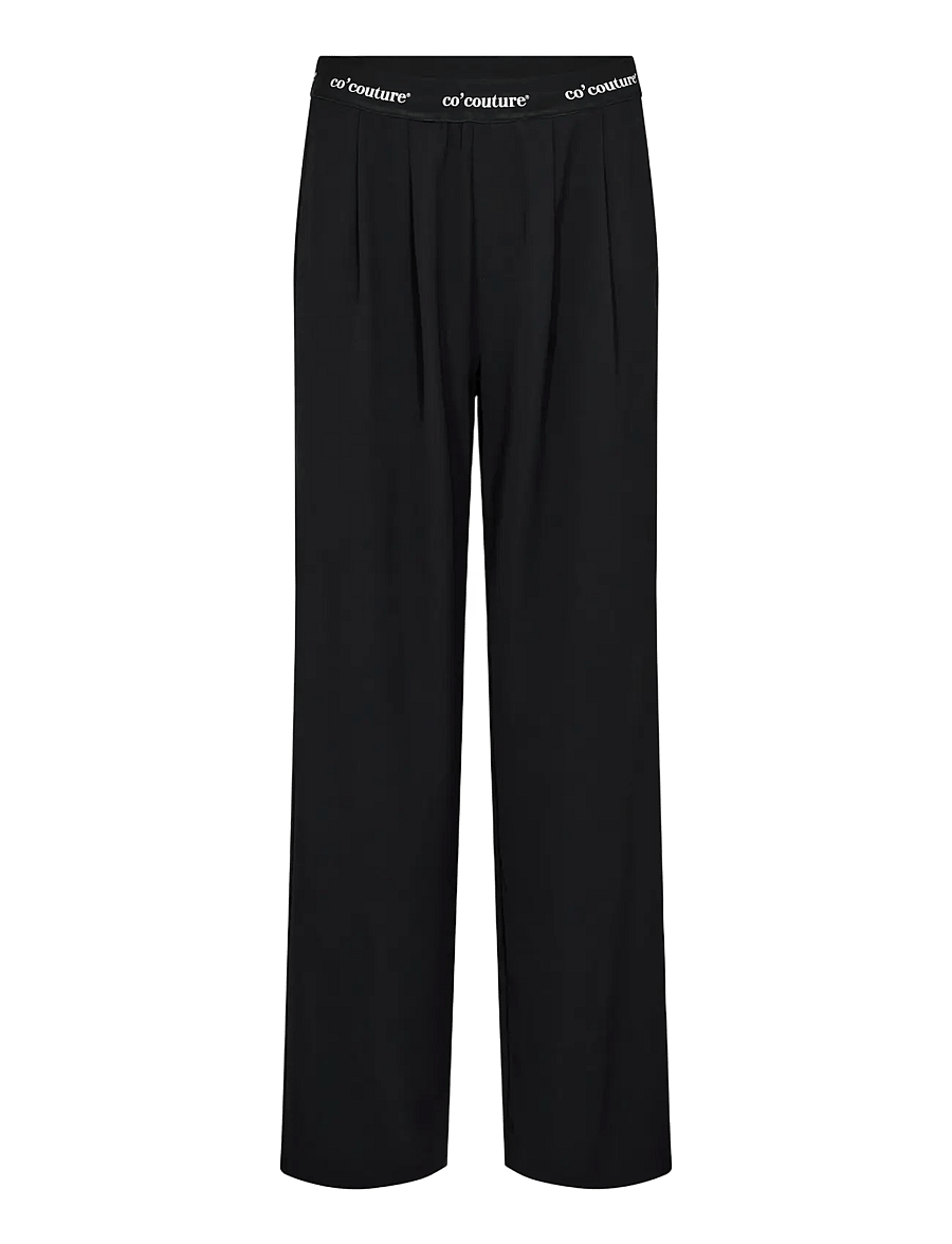 Co' Couture - AminaCC Logo Pant - habitbukser - black - 1