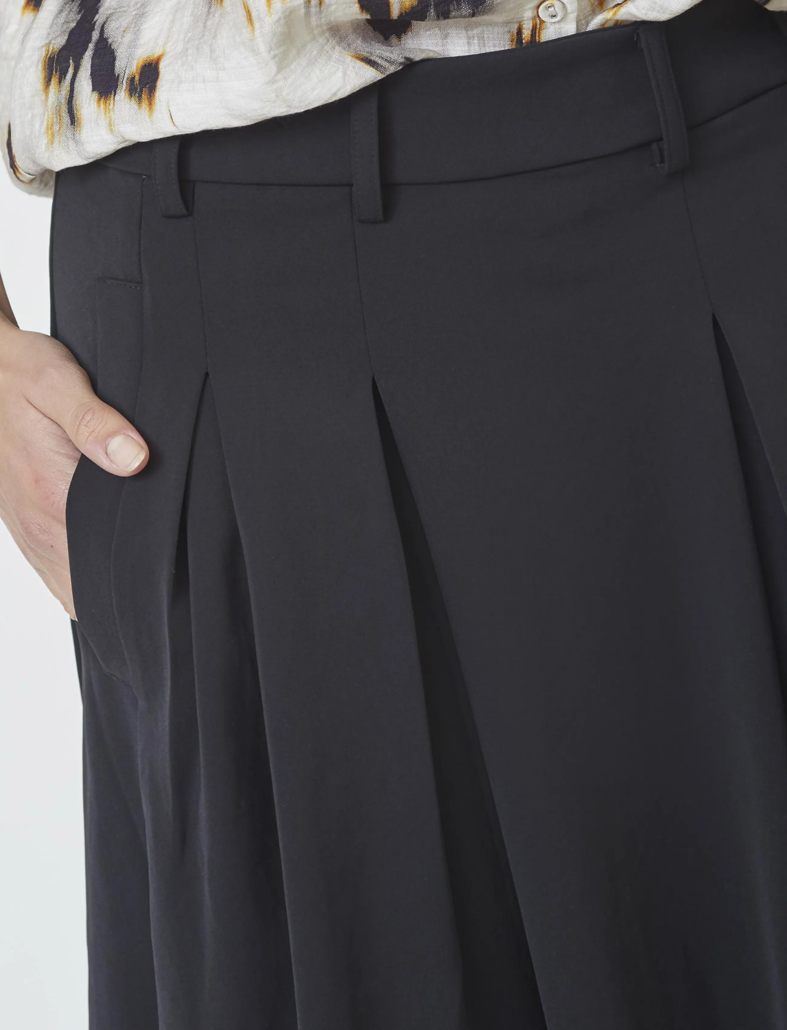 Co' Couture - AnyaCC Pleat Skirt - faltenröcke - black - 4
