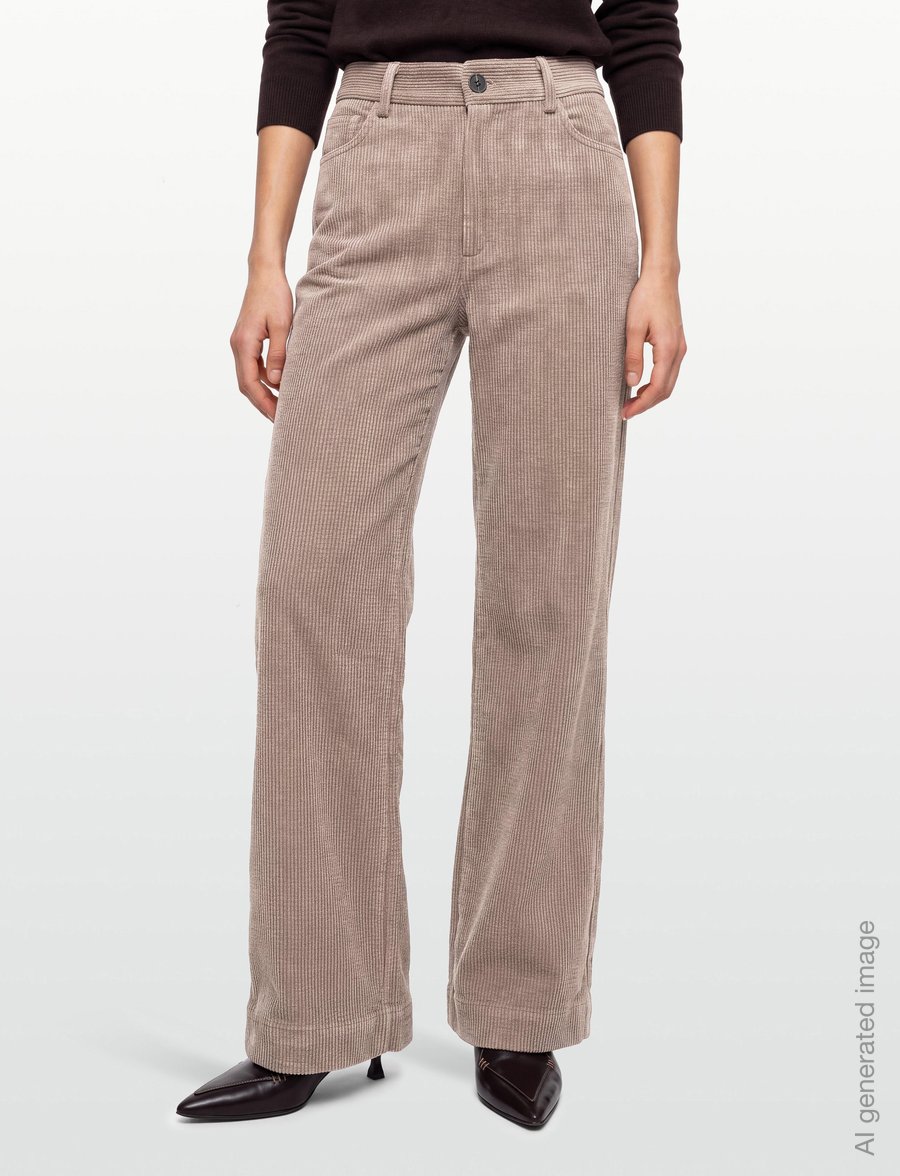 Co' Couture - DaisyCC Cord Pant - manchesterbyxor - walnut - 3