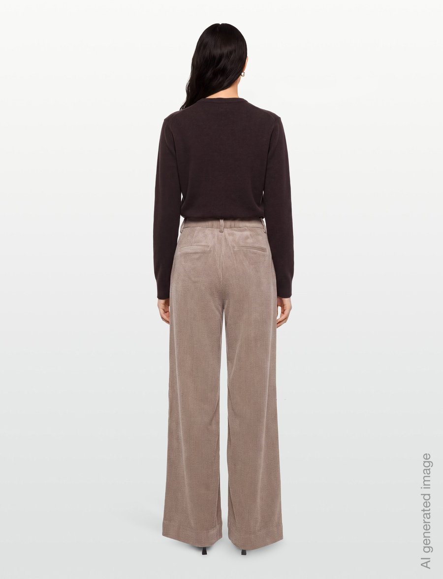 Co' Couture - DaisyCC Cord Pant - manchesterbyxor - walnut - 4