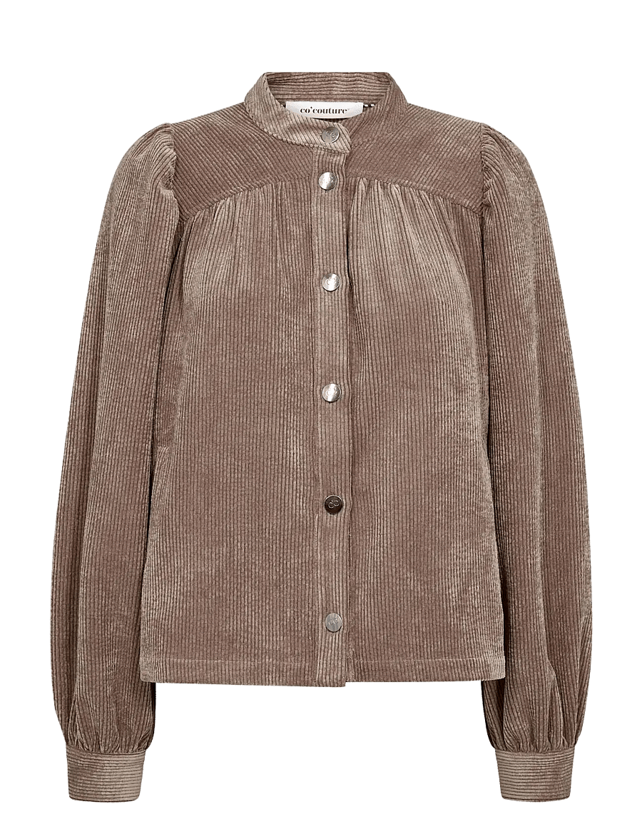 Co' Couture - DaisyCC Cord Shirt - walnut - 1