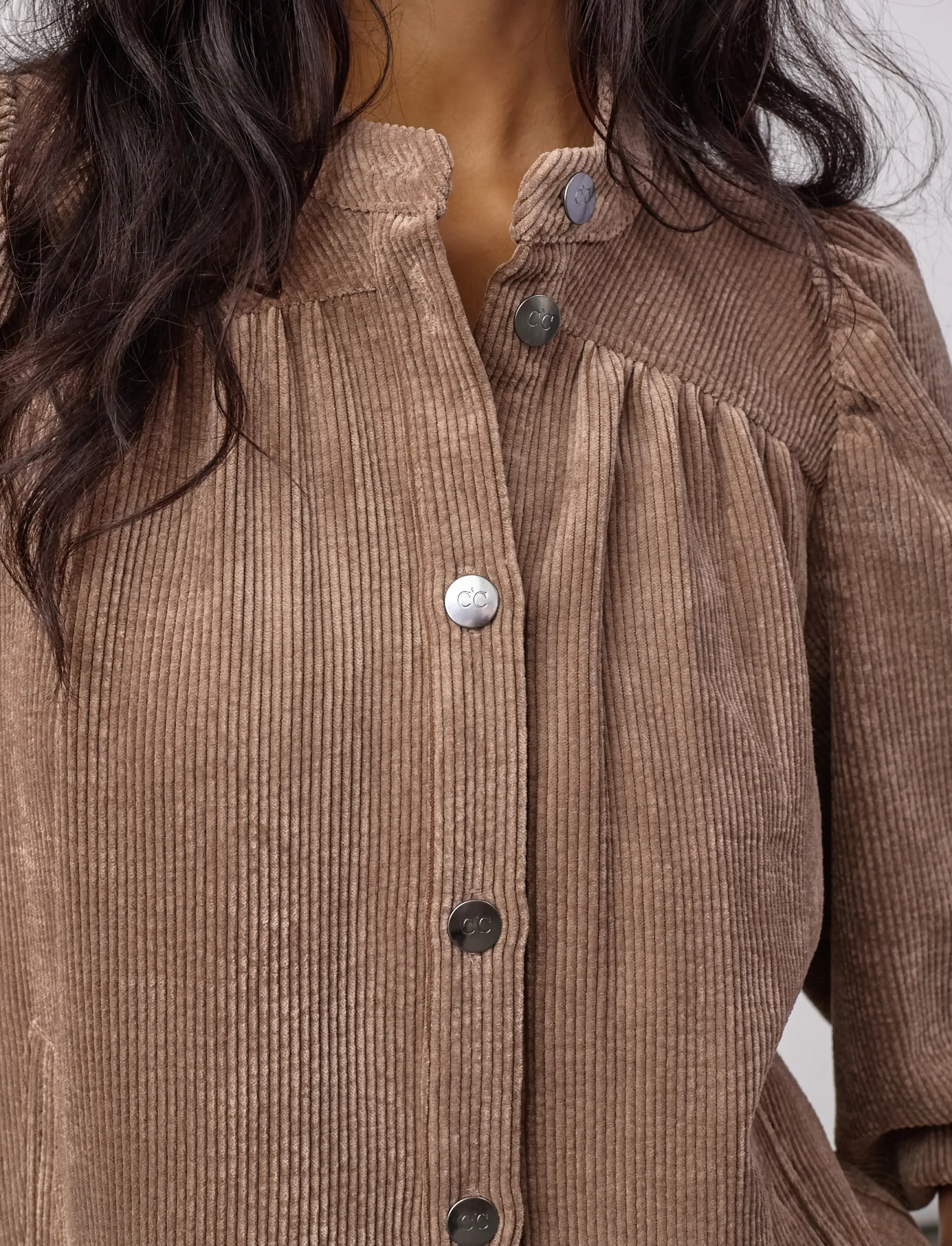 Co' Couture - DaisyCC  Cord Shirt - walnut - 4