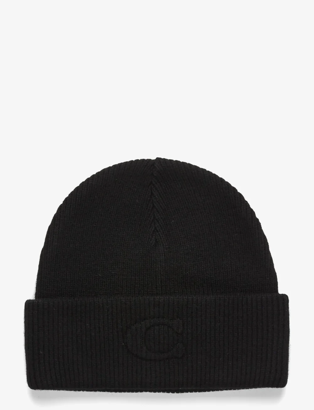 Coach Accessories - EMBOSSED C KNIT BEANIE - alltags-style - black - 0
