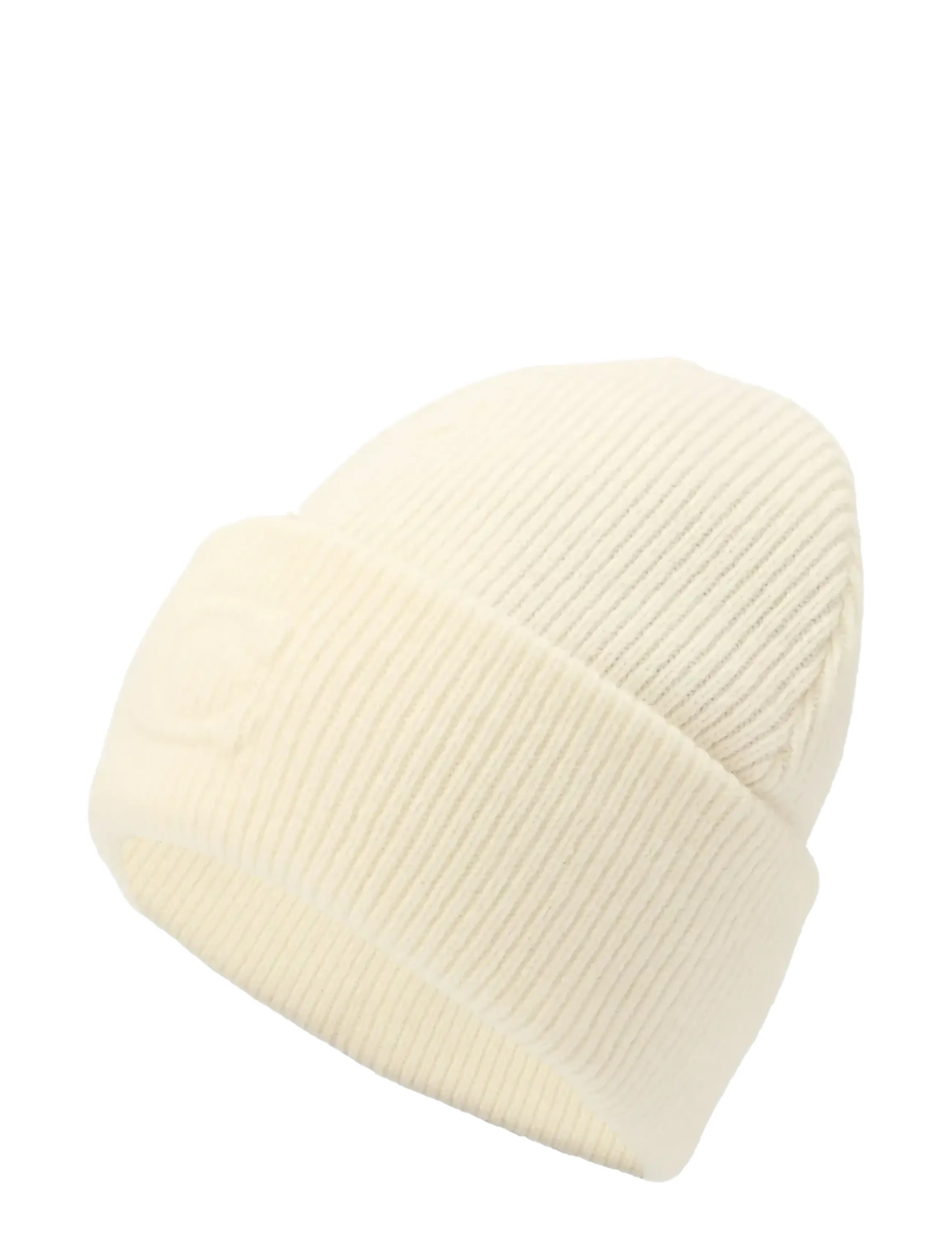 Coach Accessories - EMBOSSED C KNIT BEANIE - mutsen & petten - chalk - 1