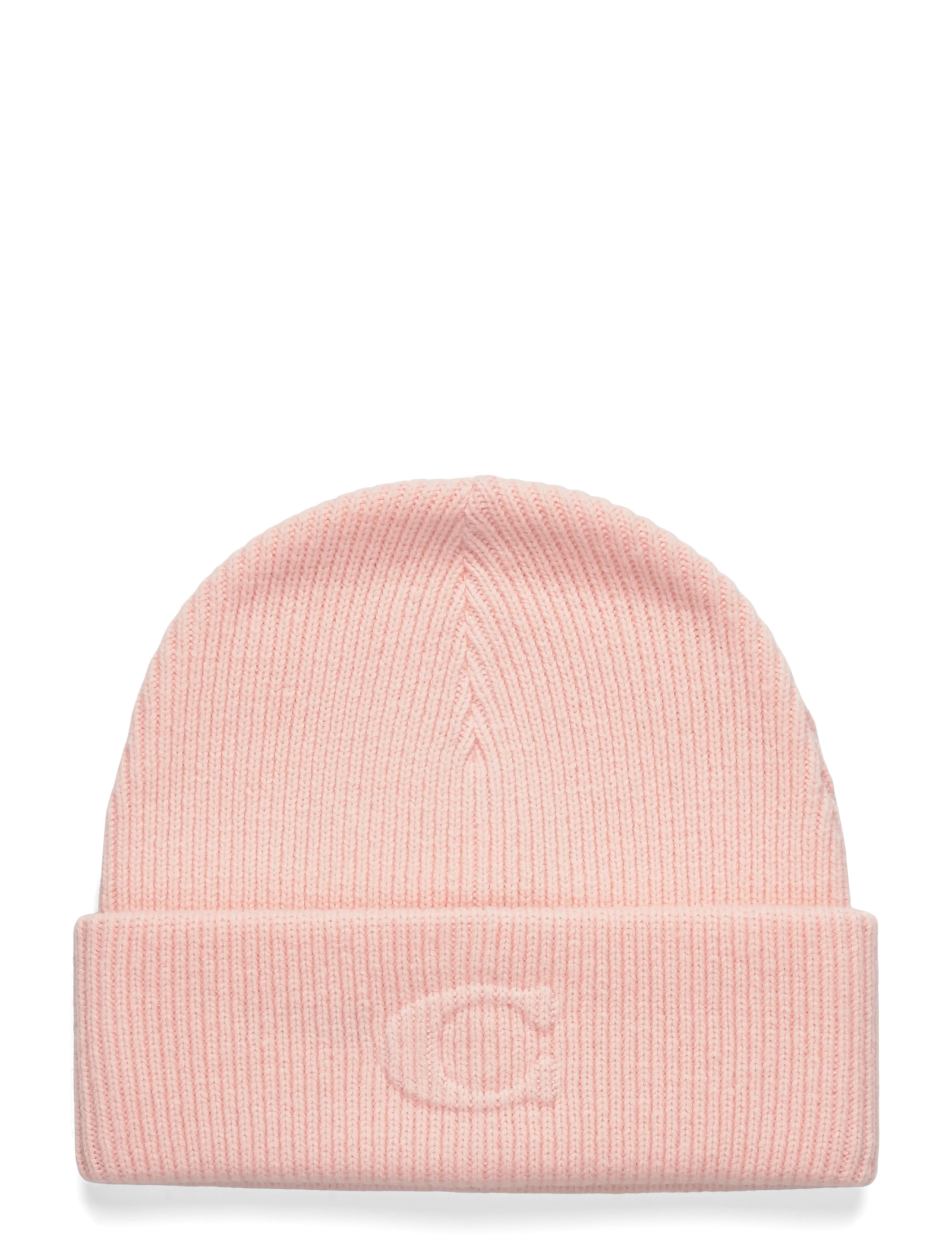 Coach Accessories EMBOSSED C KNIT BEANIE - Weihnachtsgeschenke - PEACH / pink/rose