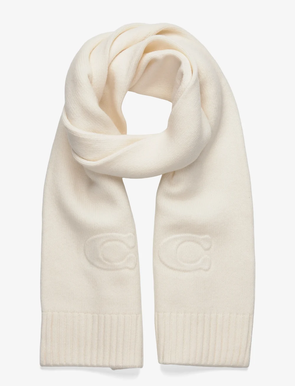Coach Accessories - EMBOSSED KNIT MUFFLER - igapäevane stiil - chalk - 0