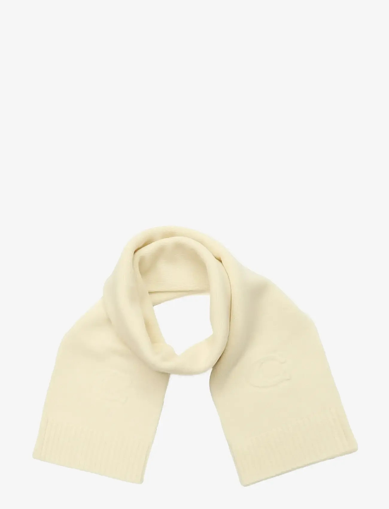 Coach Accessories - EMBOSSED KNIT MUFFLER - hverdags stil - chalk - 1