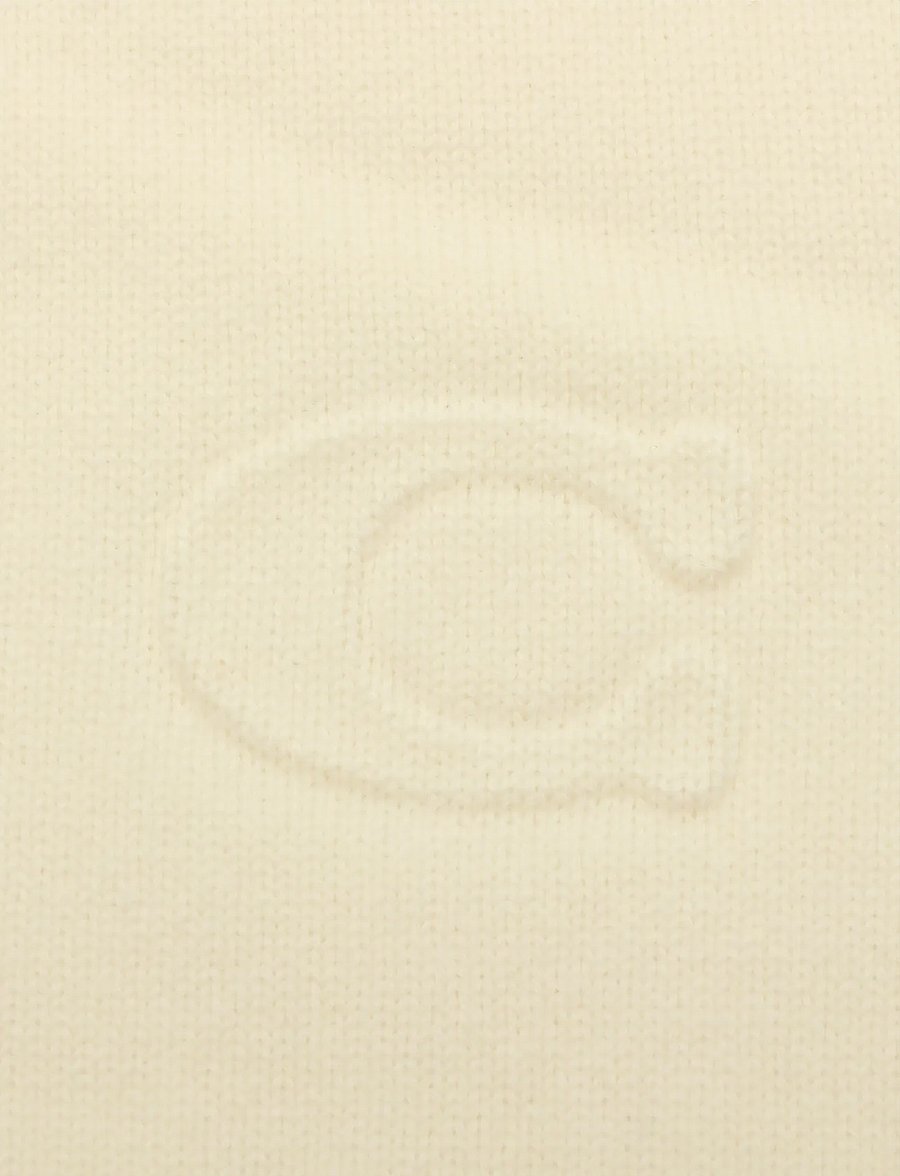 Coach Accessories - EMBOSSED KNIT MUFFLER - alltags-style - chalk - 4
