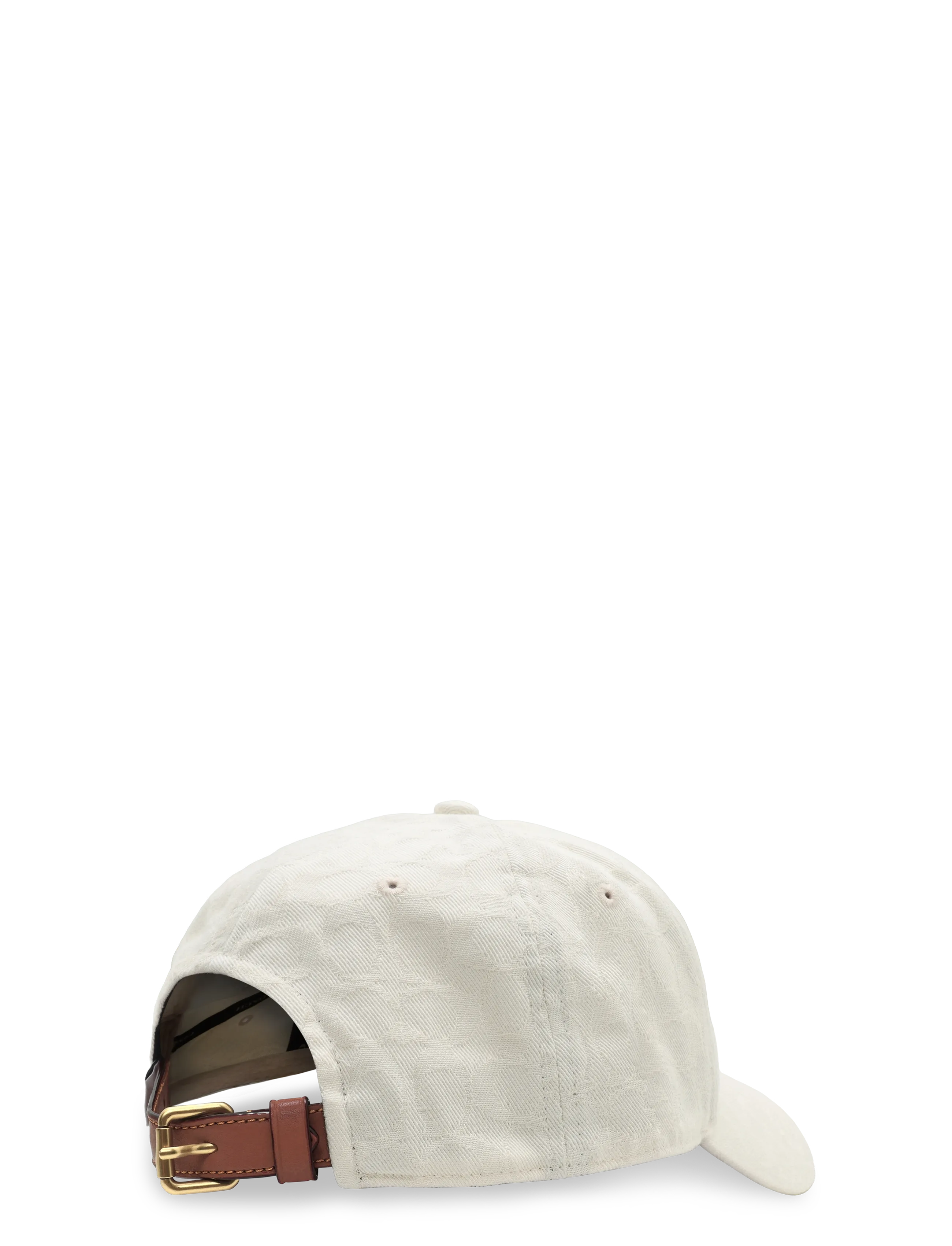 Coach Accessories - TONAL SIGNATURE C COTTON BASEBALL HAT - nokamütsid - chalk - 1