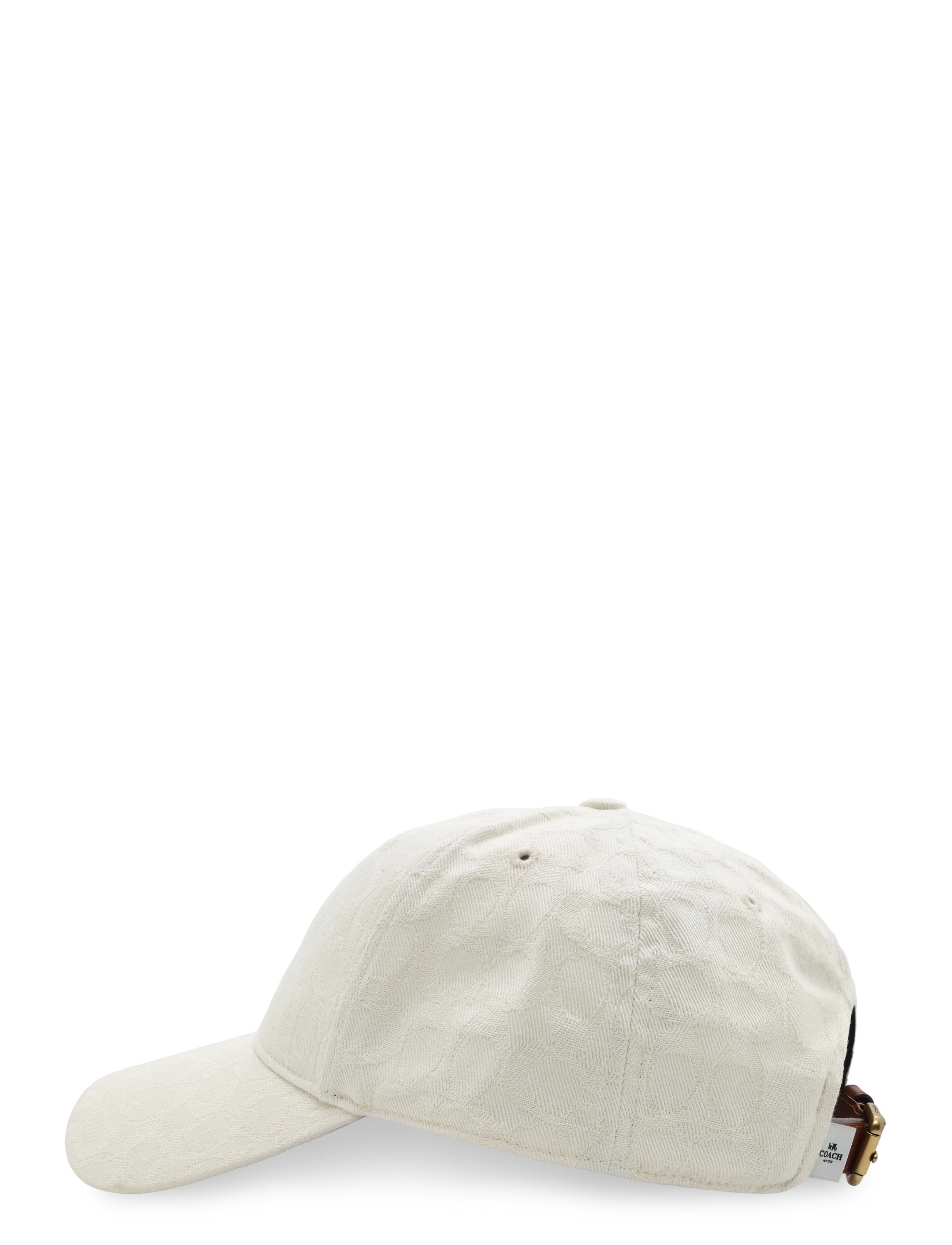 Coach Accessories - TONAL SIGNATURE C COTTON BASEBALL HAT - nokamütsid - chalk - 2