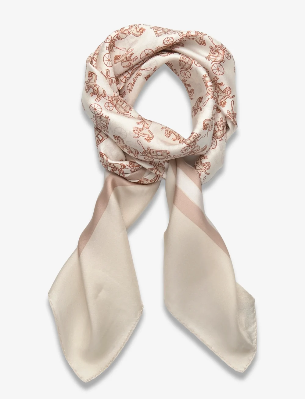 Coach Accessories - HORSE & CARRIAGE PRINTED SILK SQUARE - igapäevane stiil - ivory - 0