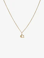 COACH Signature Starter Necklace - SHINY GOLD