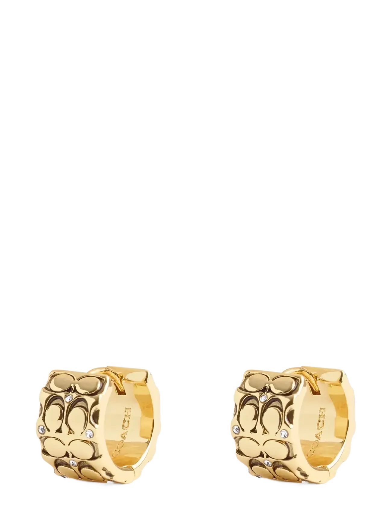 COACH Signature Quilted Huggies - GOLD