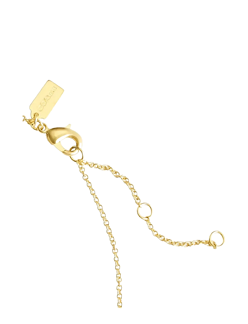 Coach Accessories - COACH Pearl Signature Pendant Necklace - halsband med hänge - white/gold - 3