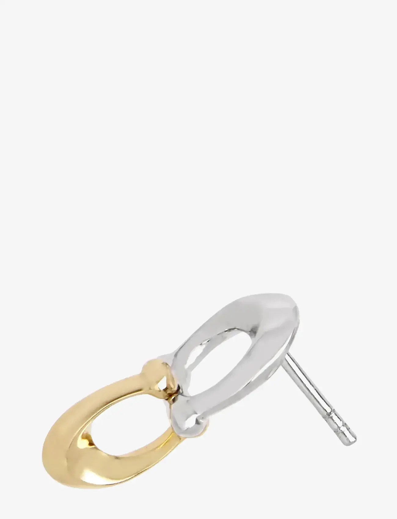 Coach Accessories - COACH Signature C Drop Earrings - vedhæng øreringe - twotone - 3