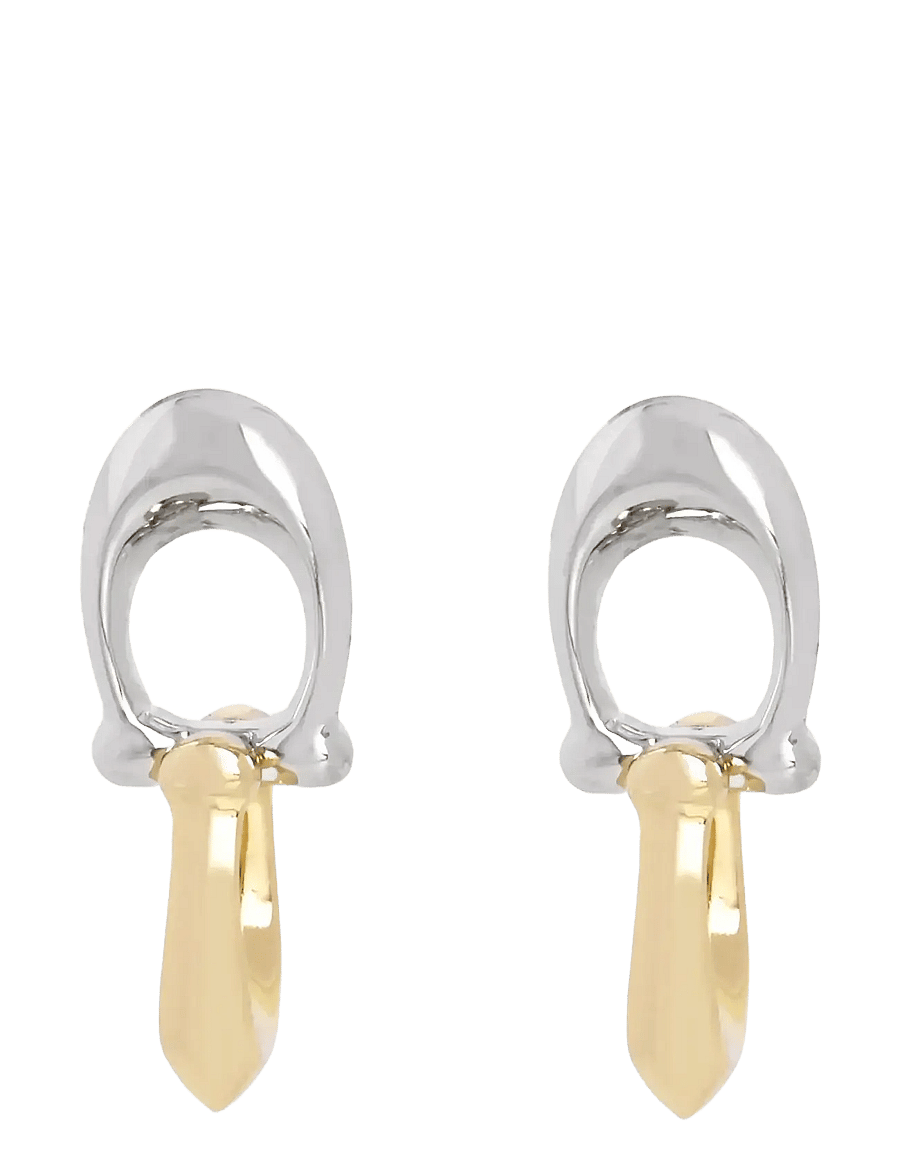 Coach Accessories - CO ER DBL C DROP STUD - naastkõrvarõngad - twotone- gld/rhod - 1