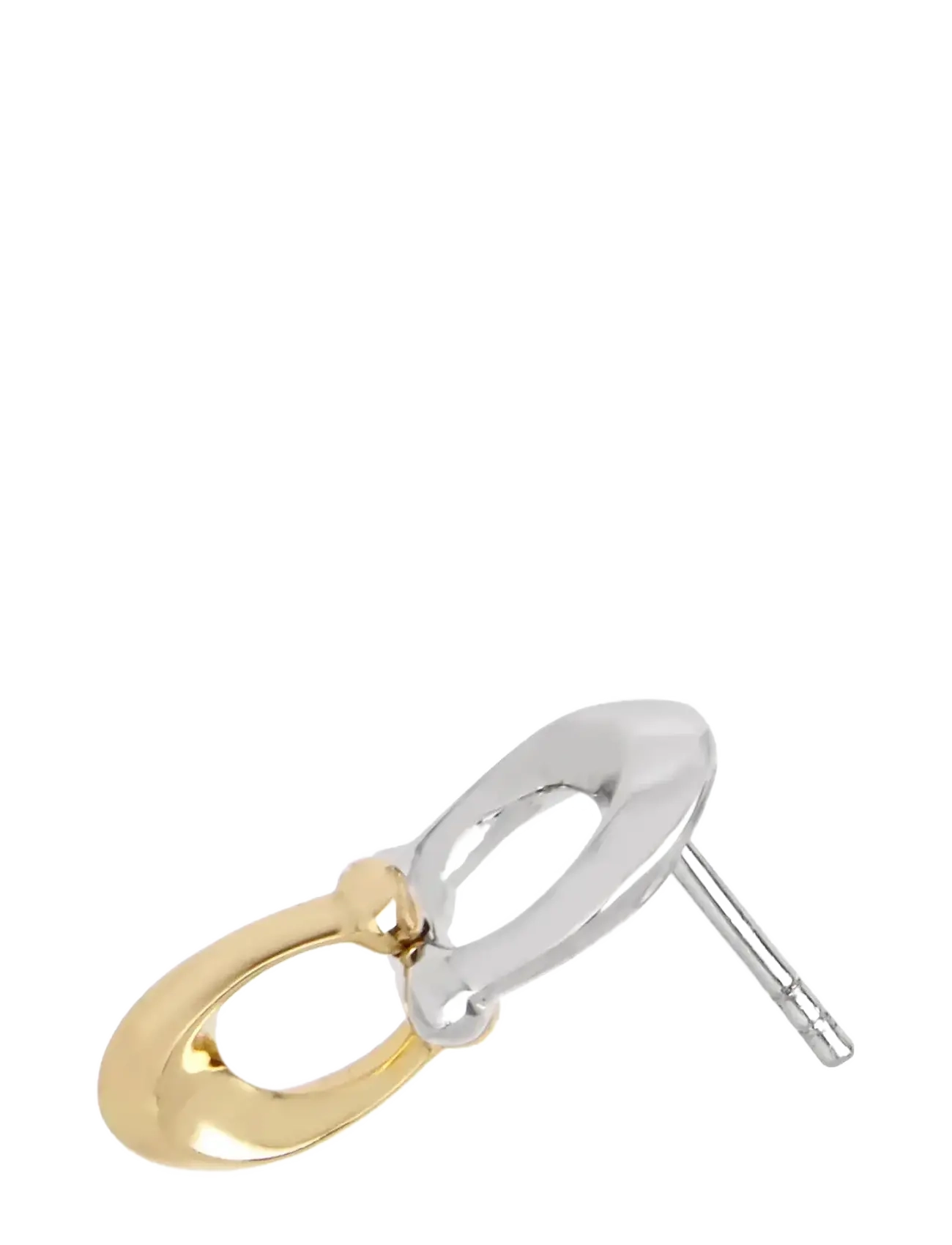 Coach Accessories - CO ER DBL C DROP STUD - wiszące kolczyki - twotone- gld/rhod - 3