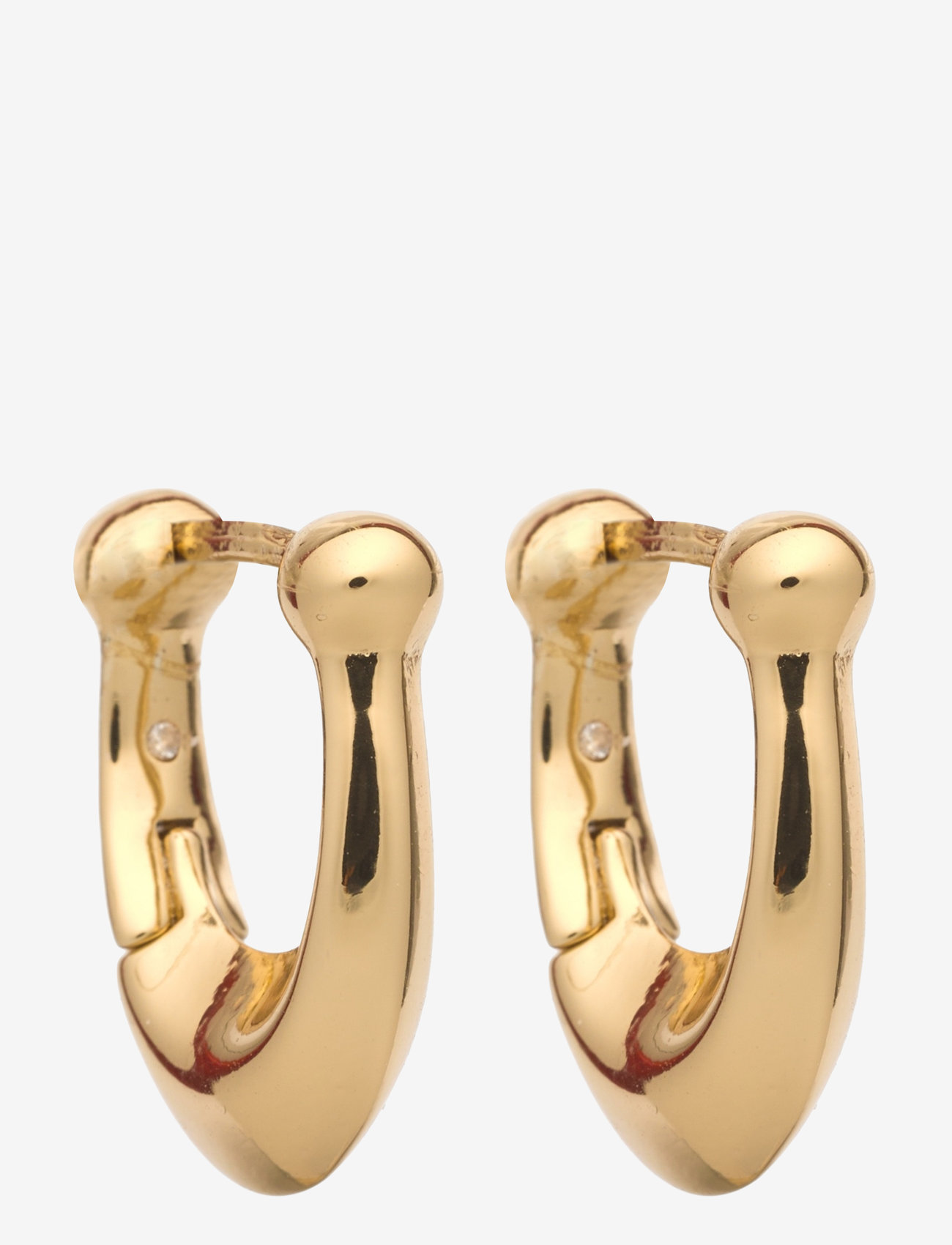 Coach Accessories - COACH Signature C Huggies - hoops kõrvarõngad - shiny gold - 0