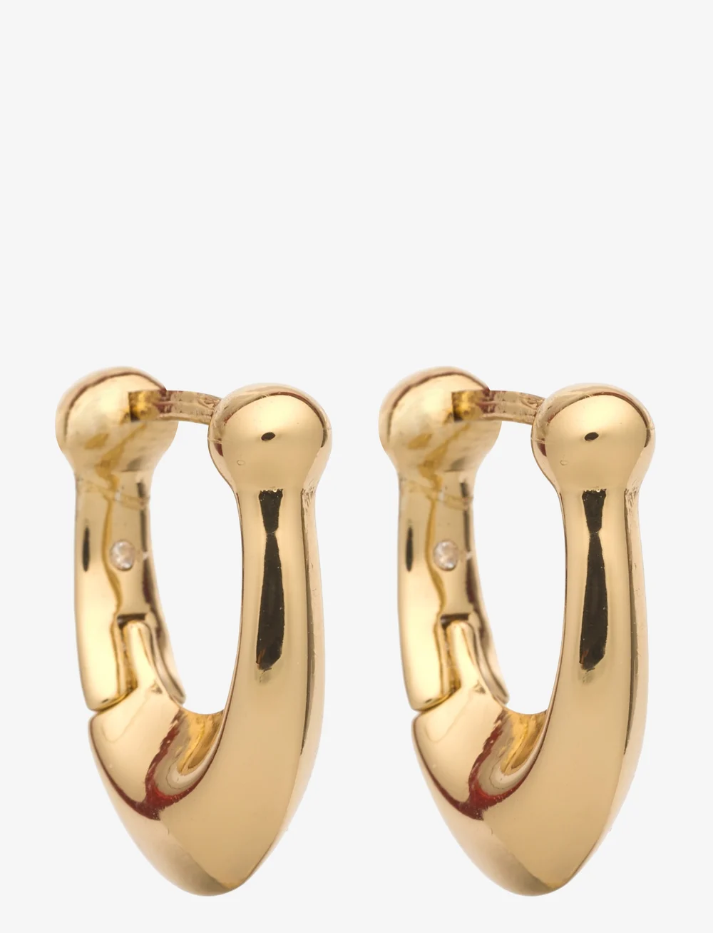 Coach Accessories - COACH Signature C Huggies - hoops kõrvarõngad - shiny gold - 0