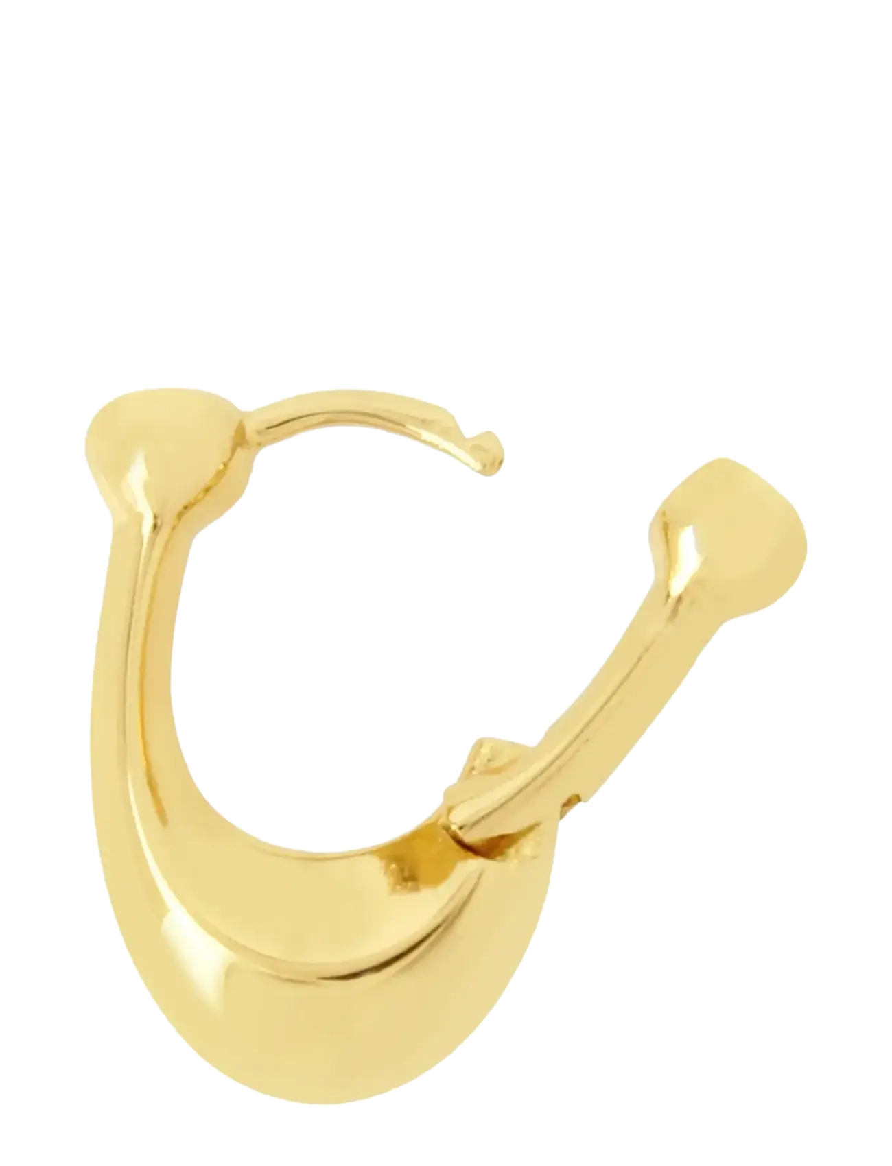 Coach Accessories - COACH Signature C Huggies - lanko formos auskarai - shiny gold - 1