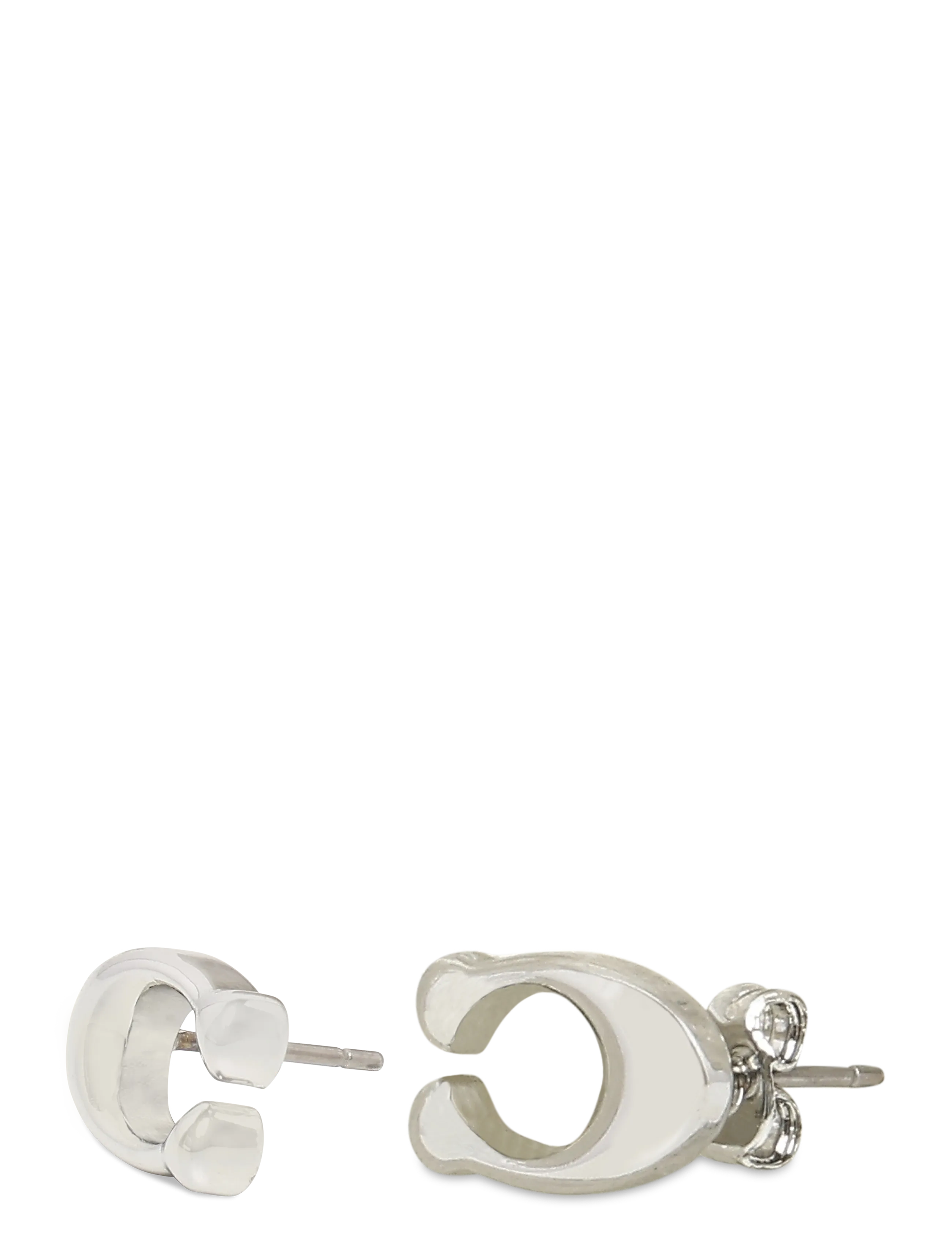 Coach Accessories CO ER BUBBLE C STUD - Accessories - RHODIUM / silver