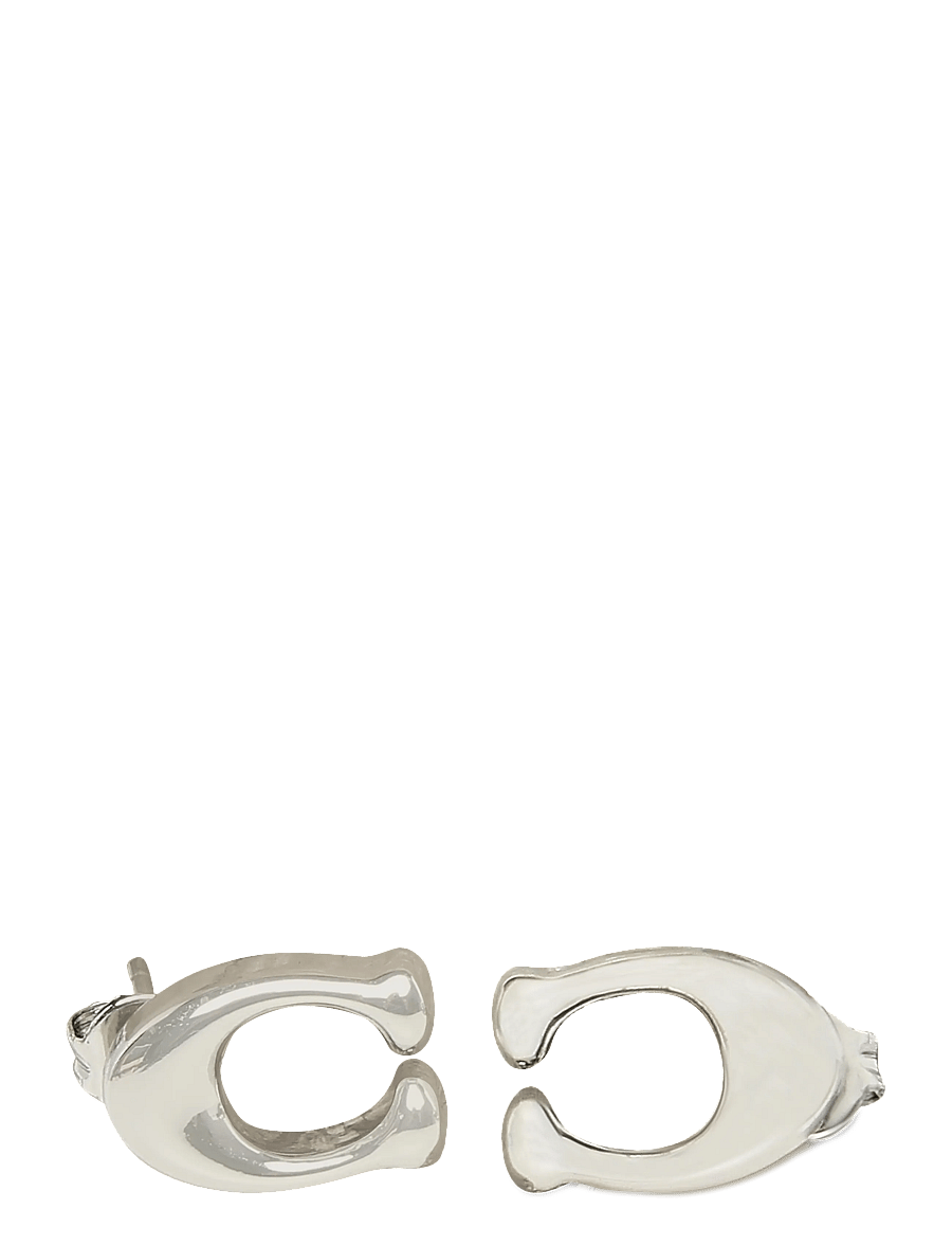 Coach Accessories - CO ER BUBBLE C STUD - Ørestikker - rhodium - 1