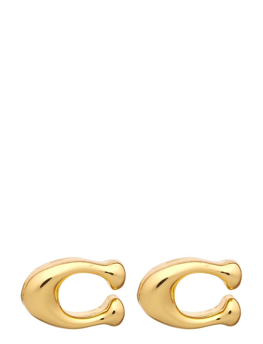 Coach Accessories - CO ER BUBBLE C STUD - goujons - shiny gold - 1