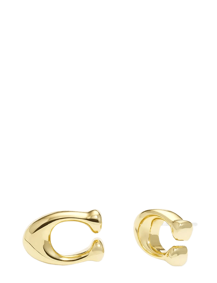 Coach Accessories - CO ER BUBBLE C STUD - goujons - shiny gold - 2