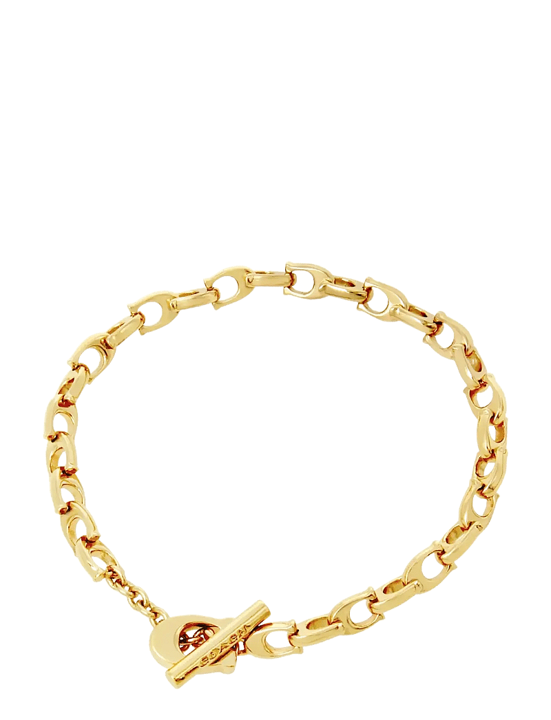 Coach Accessories - COACH Signature Link Bracelet - armband - shiny gold - 1